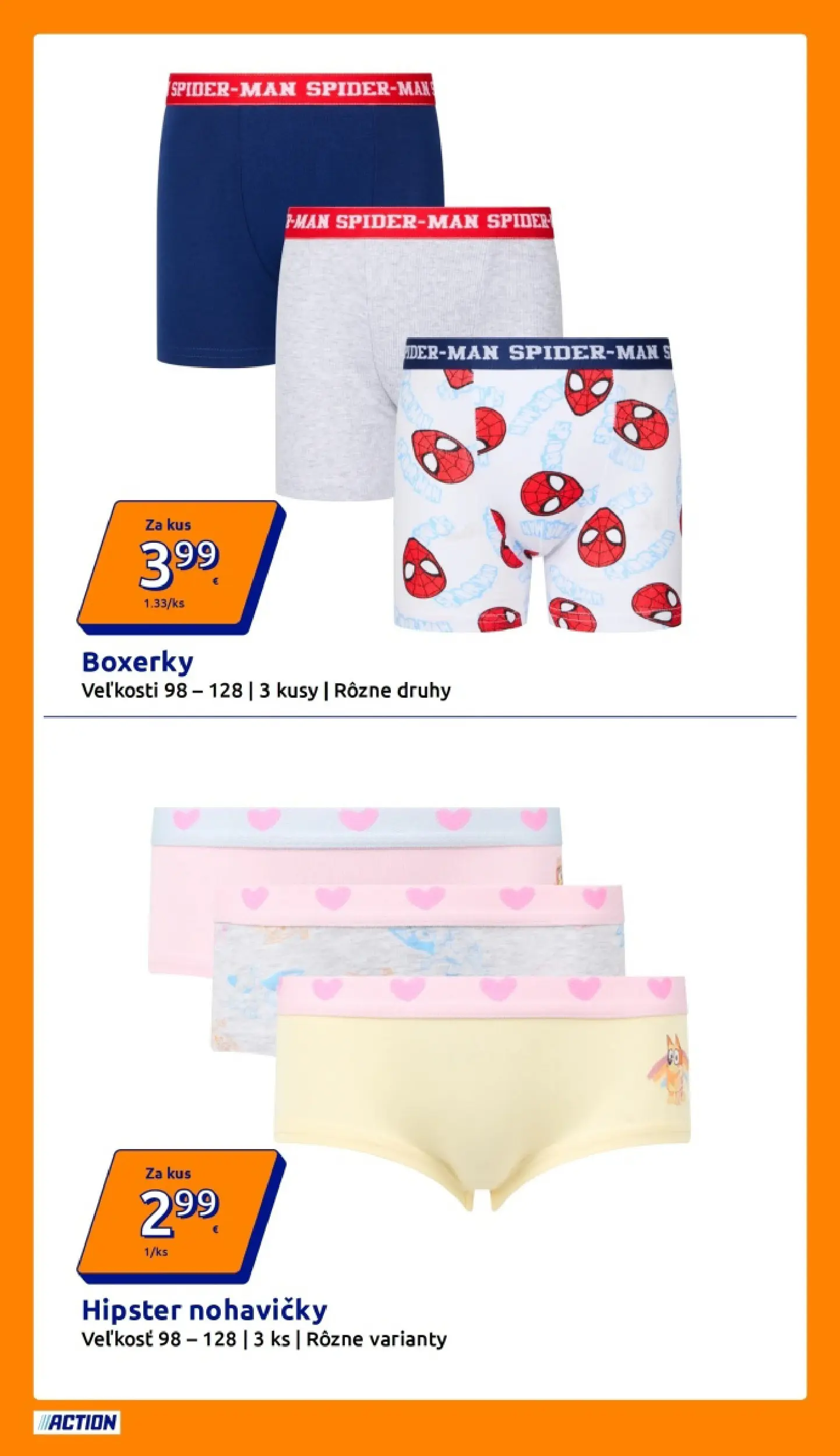 Action leták platný do 14.04.2026 od 08.04.2026 » aktuálna akcia | Strana: 16 | Produkty: Nohavičky, Boxerky