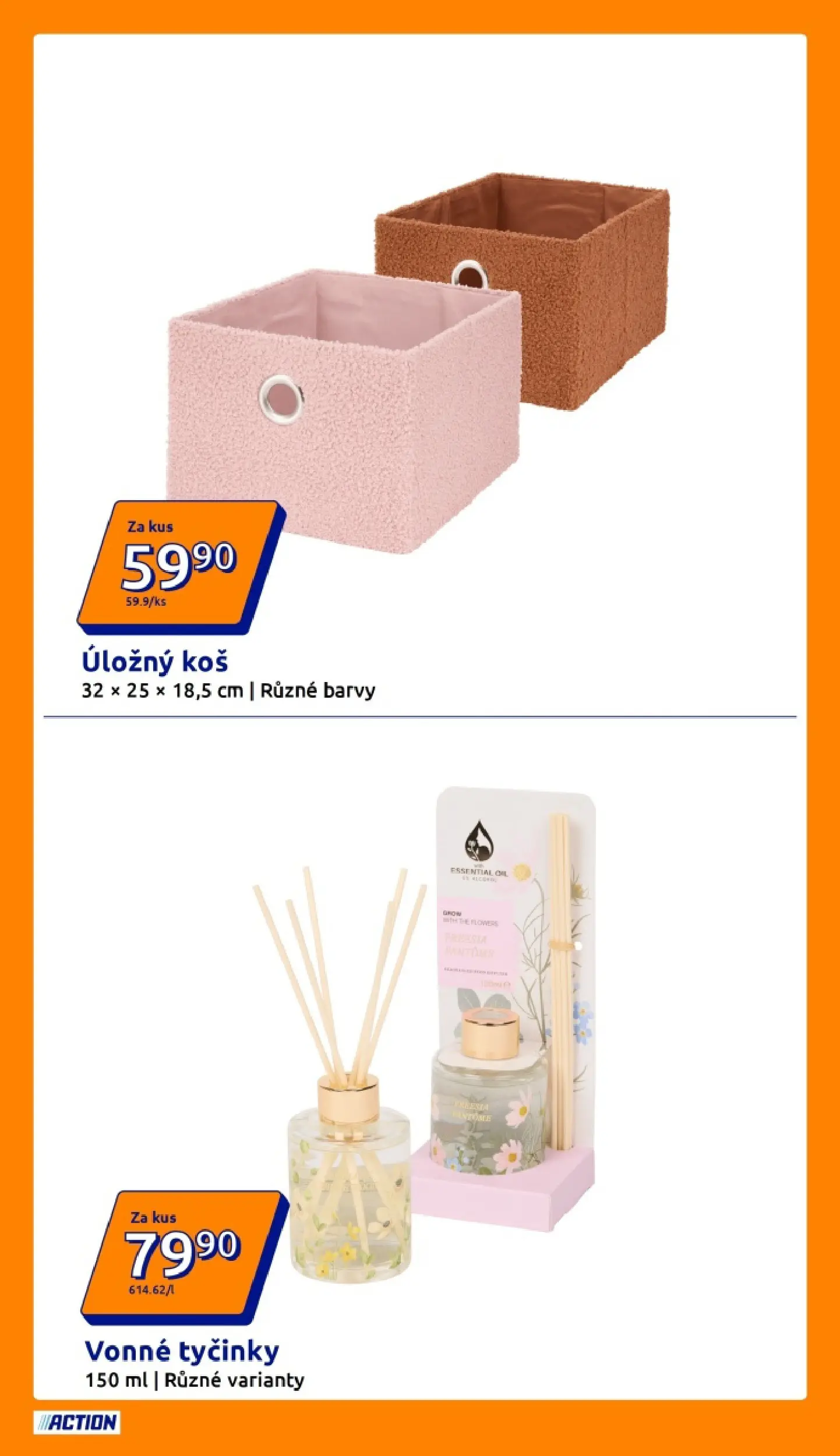 Action leták od 08.04.2026 - Akční leták online | Strana: 7 | Produkty: Tyčinky, Vonné tyčinky, Koš, Barvy