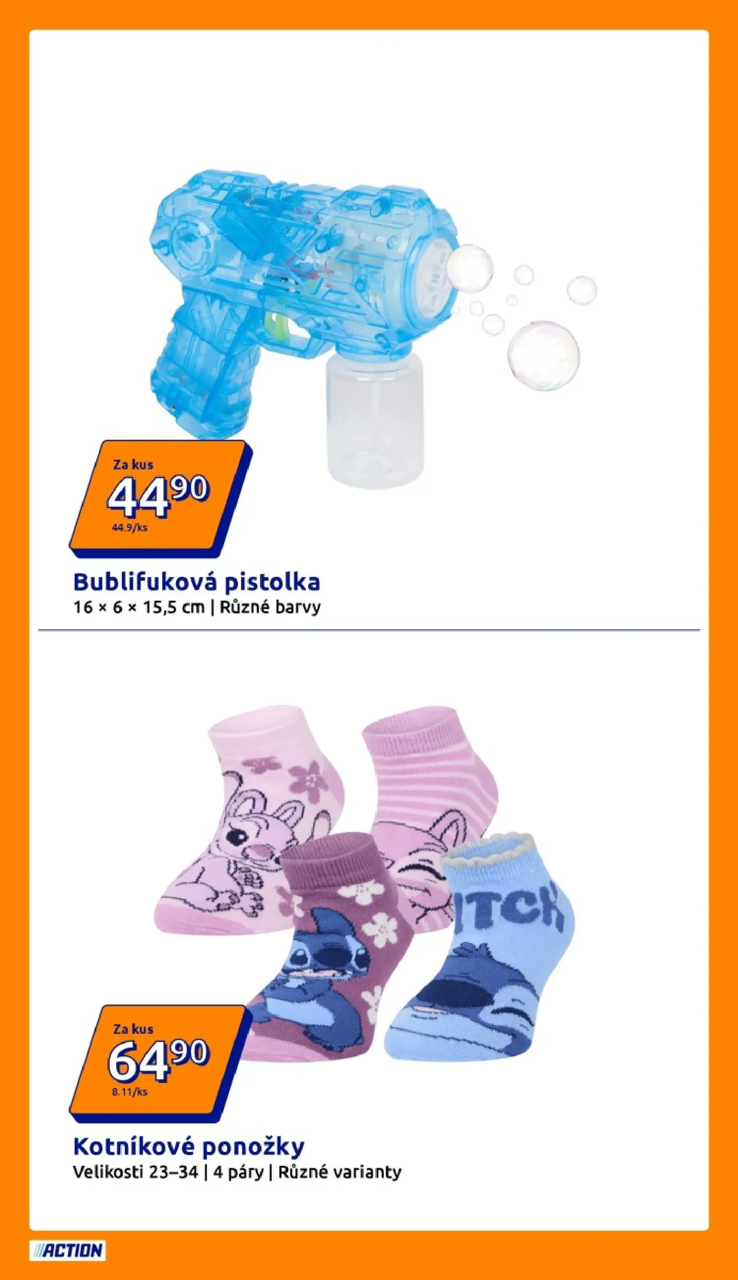 Action leták od 08.04.2026 - Akční leták online | Strana: 10 | Produkty: Ponožky, Barvy