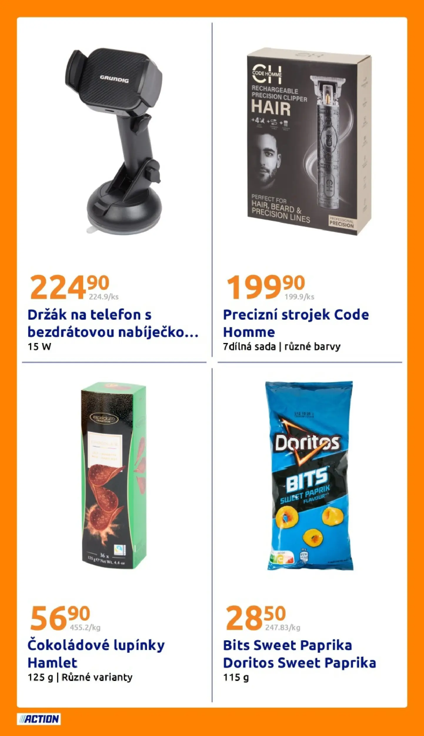 Action leták od 08.04.2026 - Akční leták online | Strana: 21 | Produkty: Telefon, Doritos, Paprika, Barvy