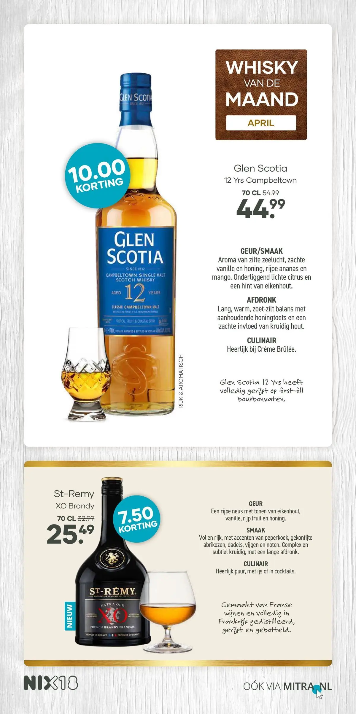 Mitra folder vanaf 08-04-2026 || NIEUWE | Pagina: 5 | Producten: Whisky, Geur, Fruit, Crème