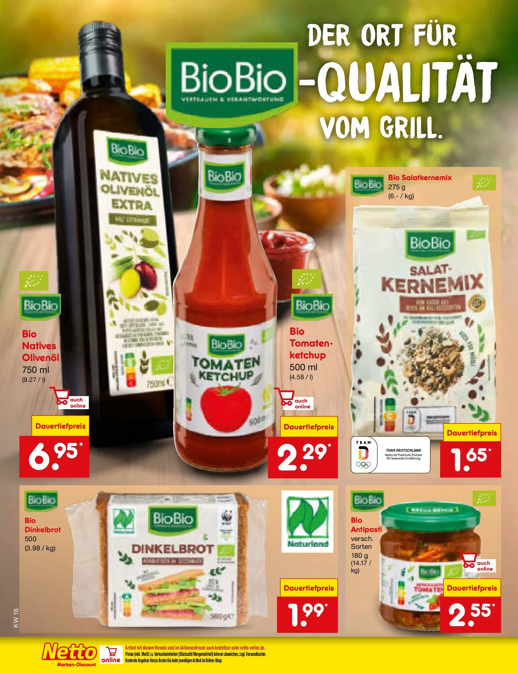 Netto Marken-Discount Prospekt Nordhausen	 (ab 13.04.2026) » Angebote | Seite: 20 | Produkte: Olivenol, Tomaten, Ketchup, Salat