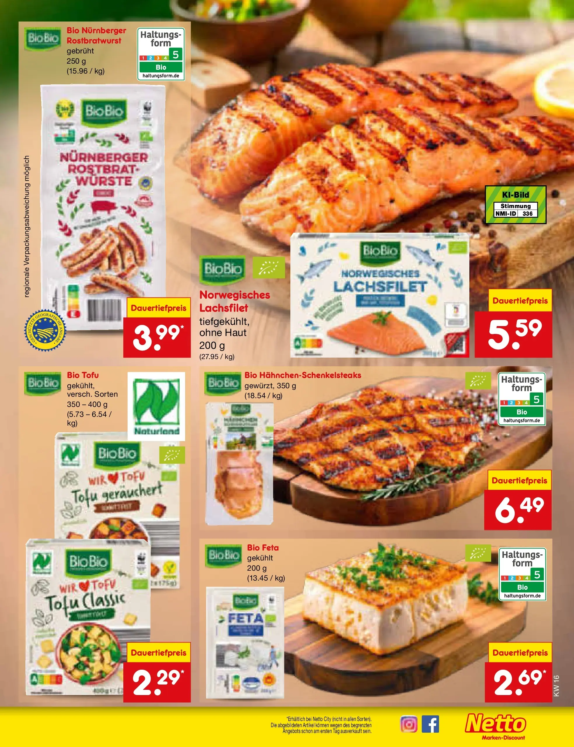 Netto Marken-Discount Prospekt Nordhausen	 (ab 13.04.2026) » Angebote | Seite: 21 | Produkte: Feta