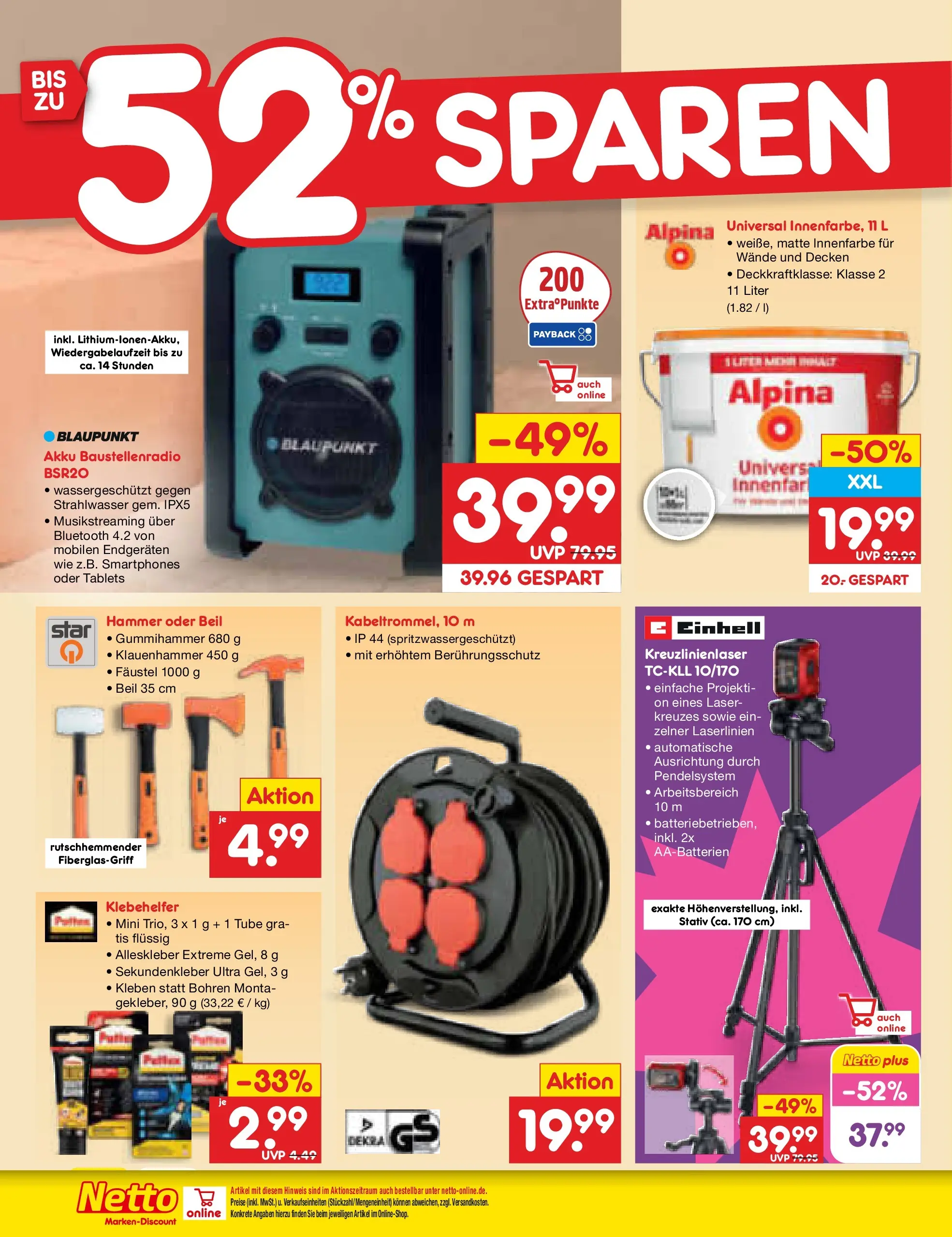 Netto Marken-Discount Prospekt Waiblingen-Bittenfeld	 (ab 13.04.2026) » Angebote | Seite: 40 | Produkte: Smartphones, Stativ
