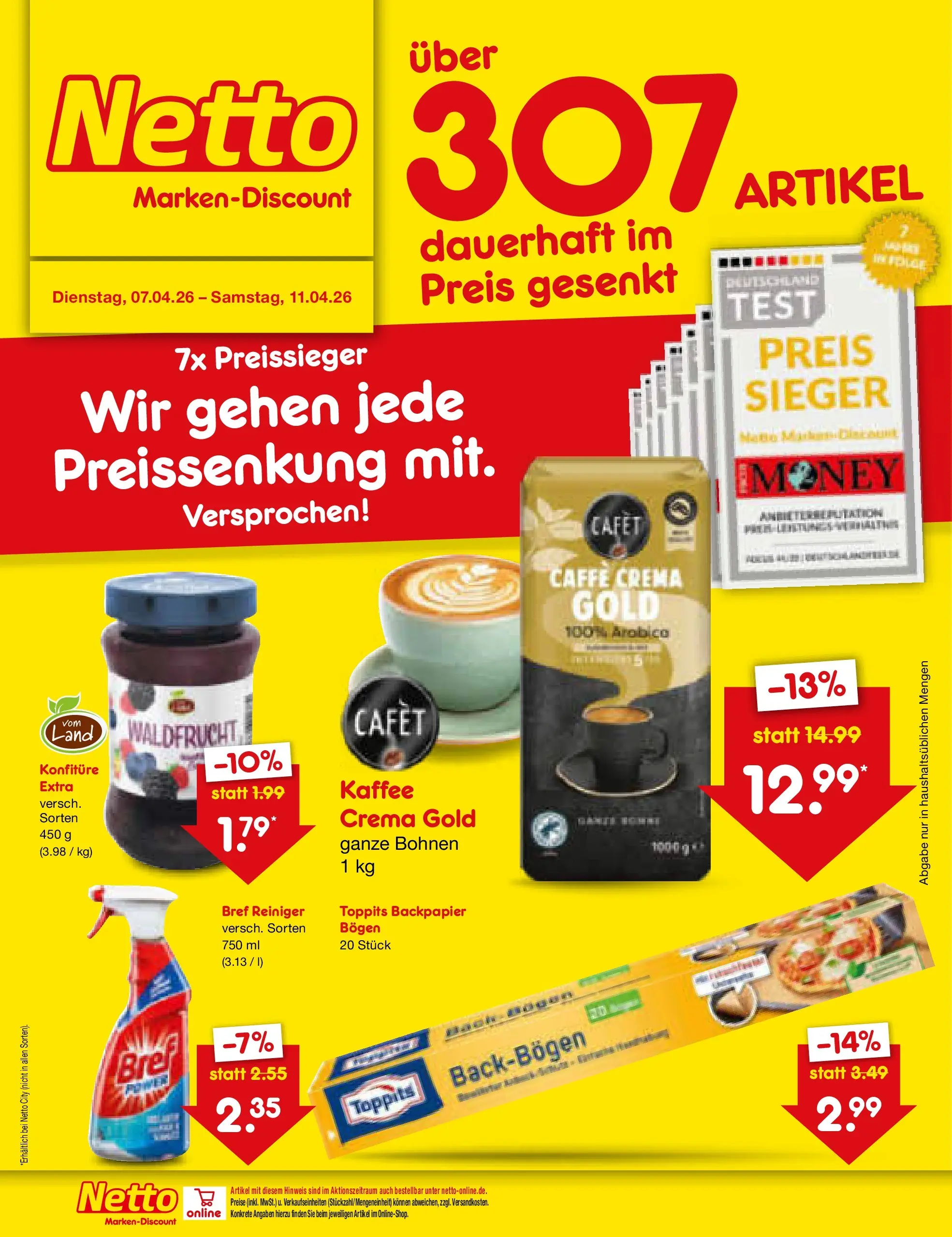 Netto Marken-Discount Prospekt Katzweiler	 (ab 13.04.2026) » Angebote | Seite: 51 | Produkte: Kaffee
