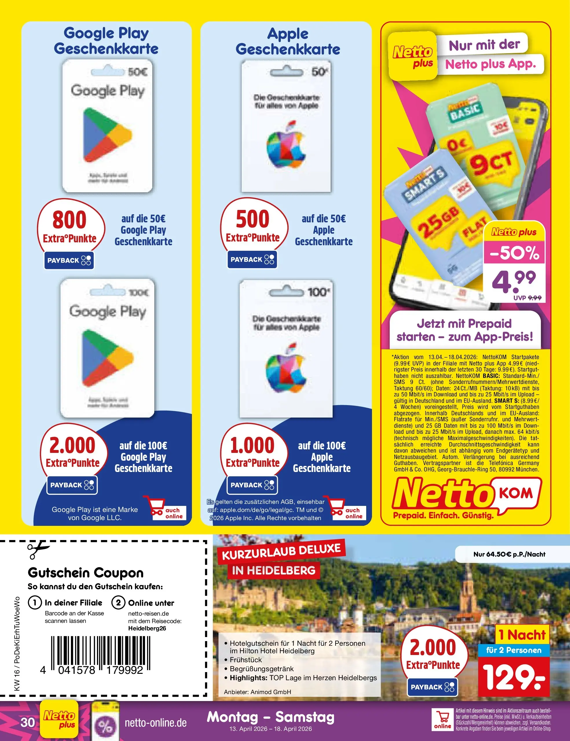 Netto Marken-Discount Prospekt Katzweiler	 (ab 13.04.2026) » Angebote | Seite: 36 | Produkte: Top, Apple