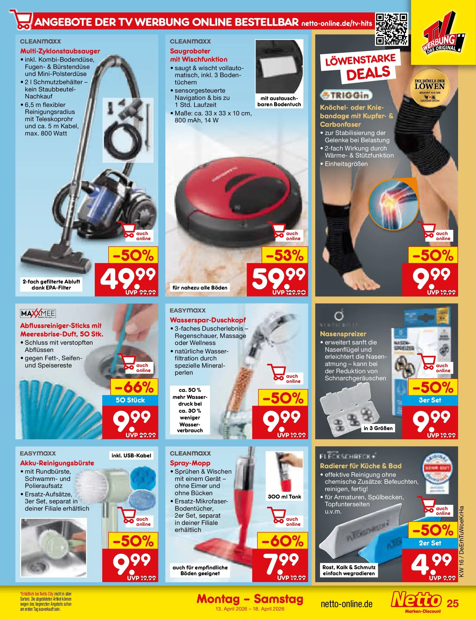 Netto Marken-Discount Prospekt Katzweiler	 (ab 13.04.2026) » Angebote | Seite: 28 | Produkte: Navigation, Bad, Küche, Wasser