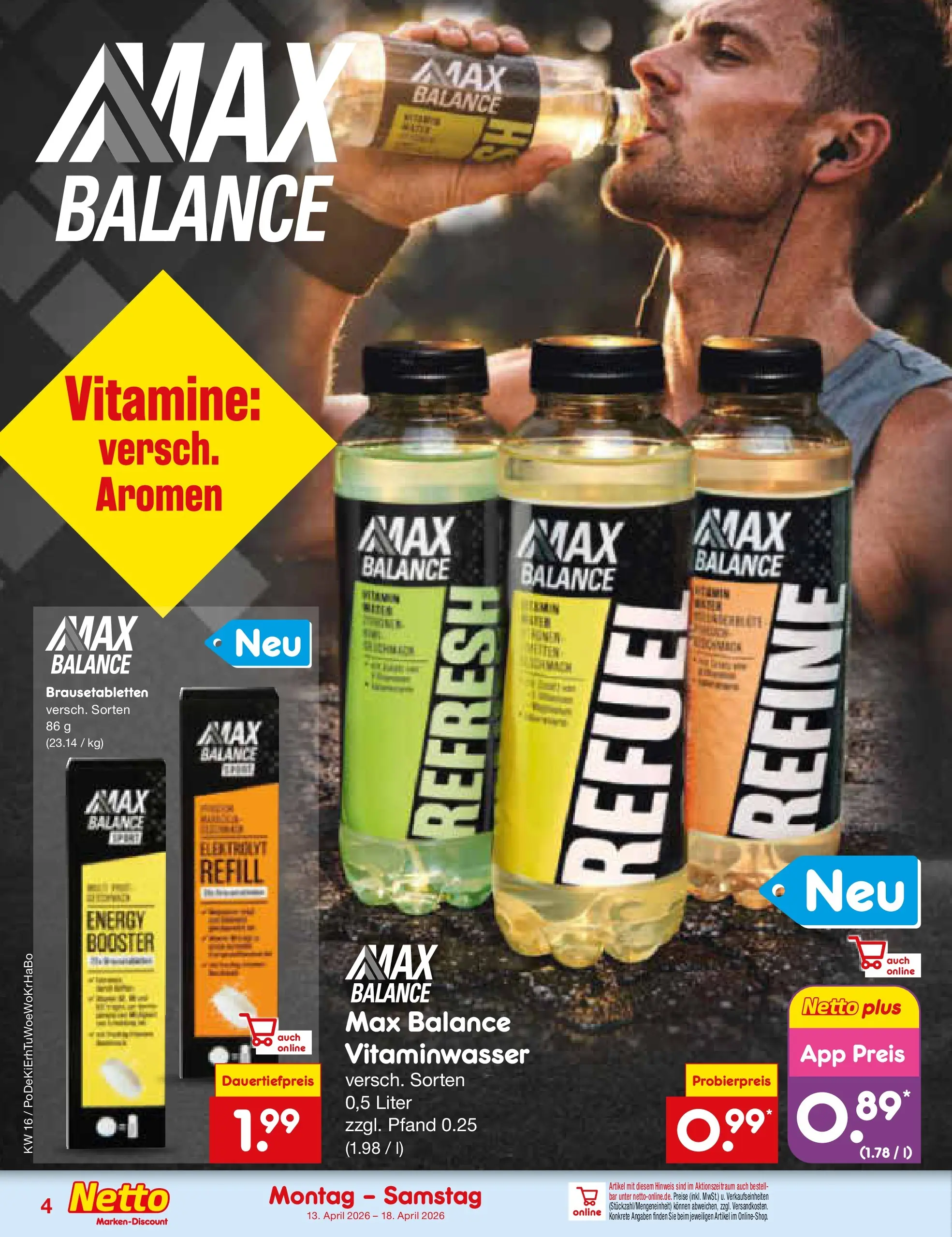 Netto Marken-Discount Prospekt Katzweiler	 (ab 13.04.2026) » Angebote | Seite: 31 | Produkte: Energy