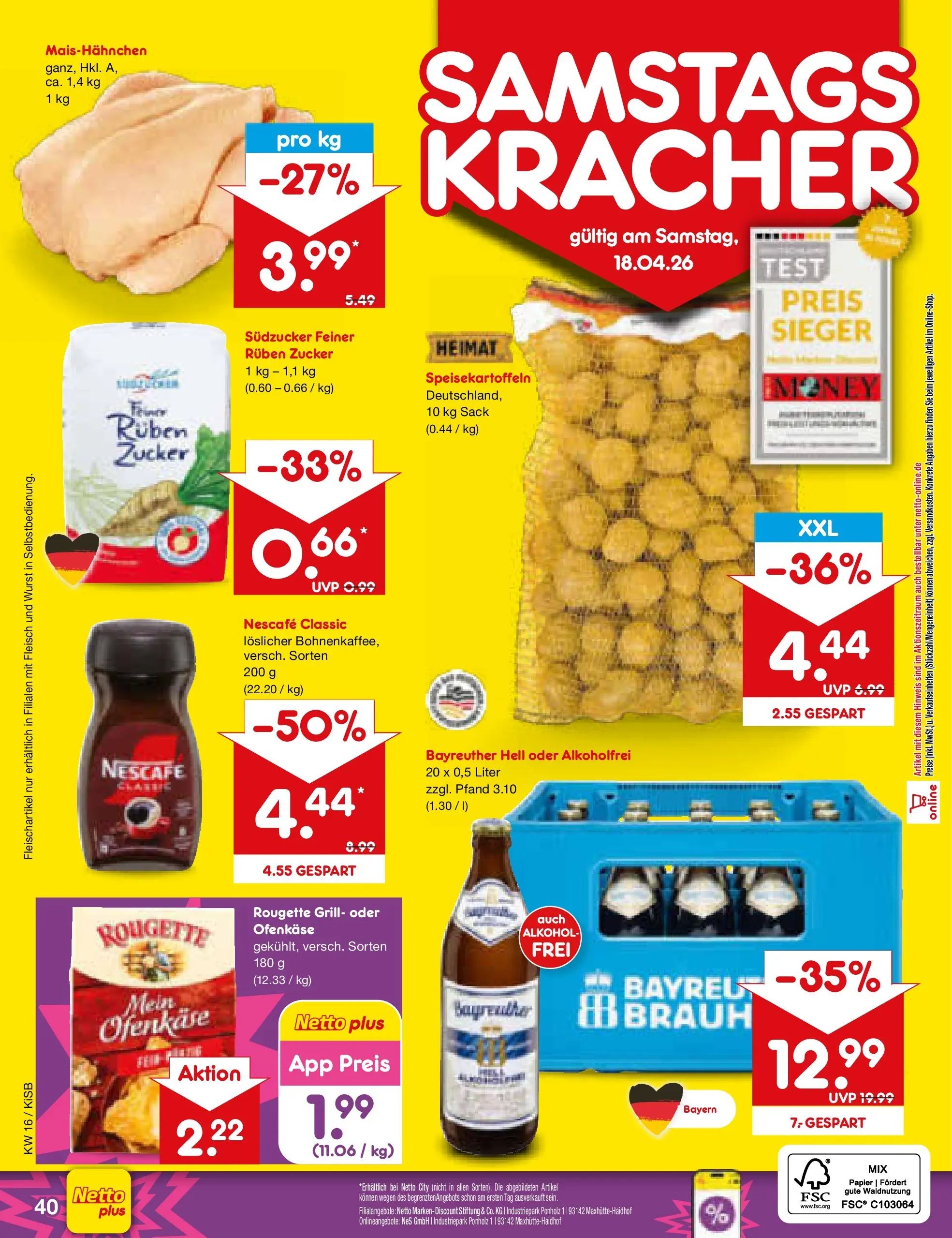 Netto Marken-Discount Prospekt Oberhaid (ab 13.04.2026) » Angebote | Seite: 58 | Produkte: Grill, Nescafe, Nescafe classic, Fleisch Netto Marken-Discount Prospekt Oberhaid (ab 13.04.2026) » Angebote | Seite: 58 | Produkte: Grill, Nescafe, Nescafe classic, Fleisch