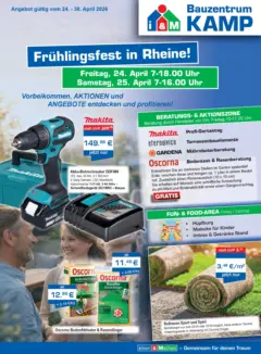 Angebote - i&M Bauzentrum Kamp: Frühlingsfest ab 23.04.2026 gültig