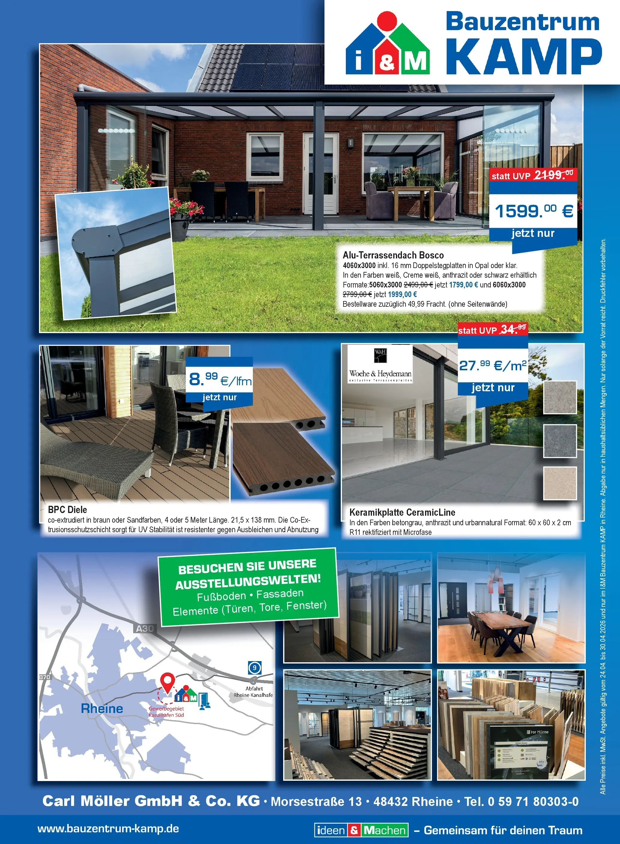 Angebote - i&M Bauzentrum Kamp: Frühlingsfest (ab 23.04.2026) zum Blättern | Seite: 4 | Produkte: Creme