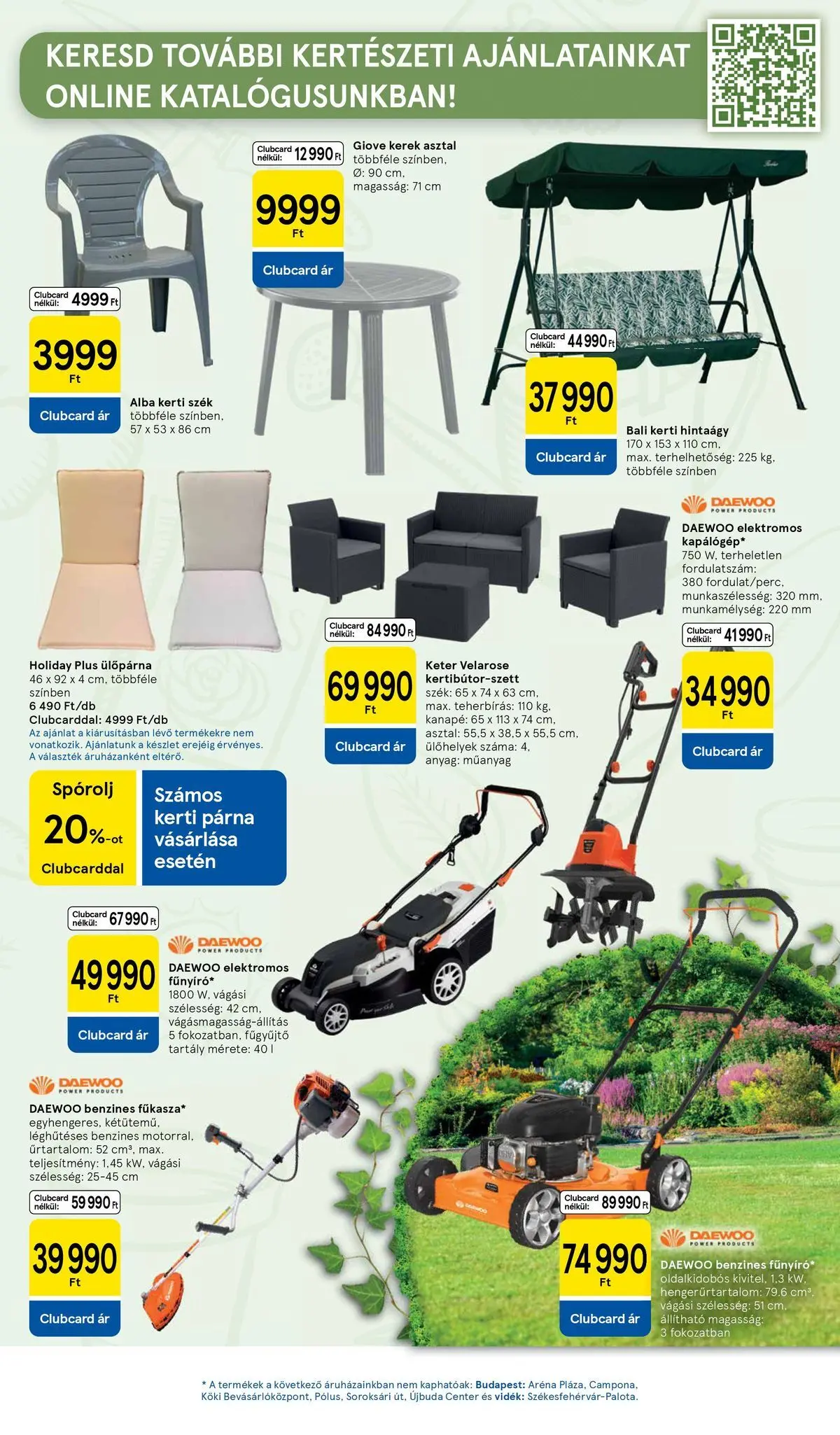 Tesco akciós újság - 2026.04.07.-tól - online | Oldal: 13 | Termékek: Párna, Kanapé, Asztal, Hintaágy