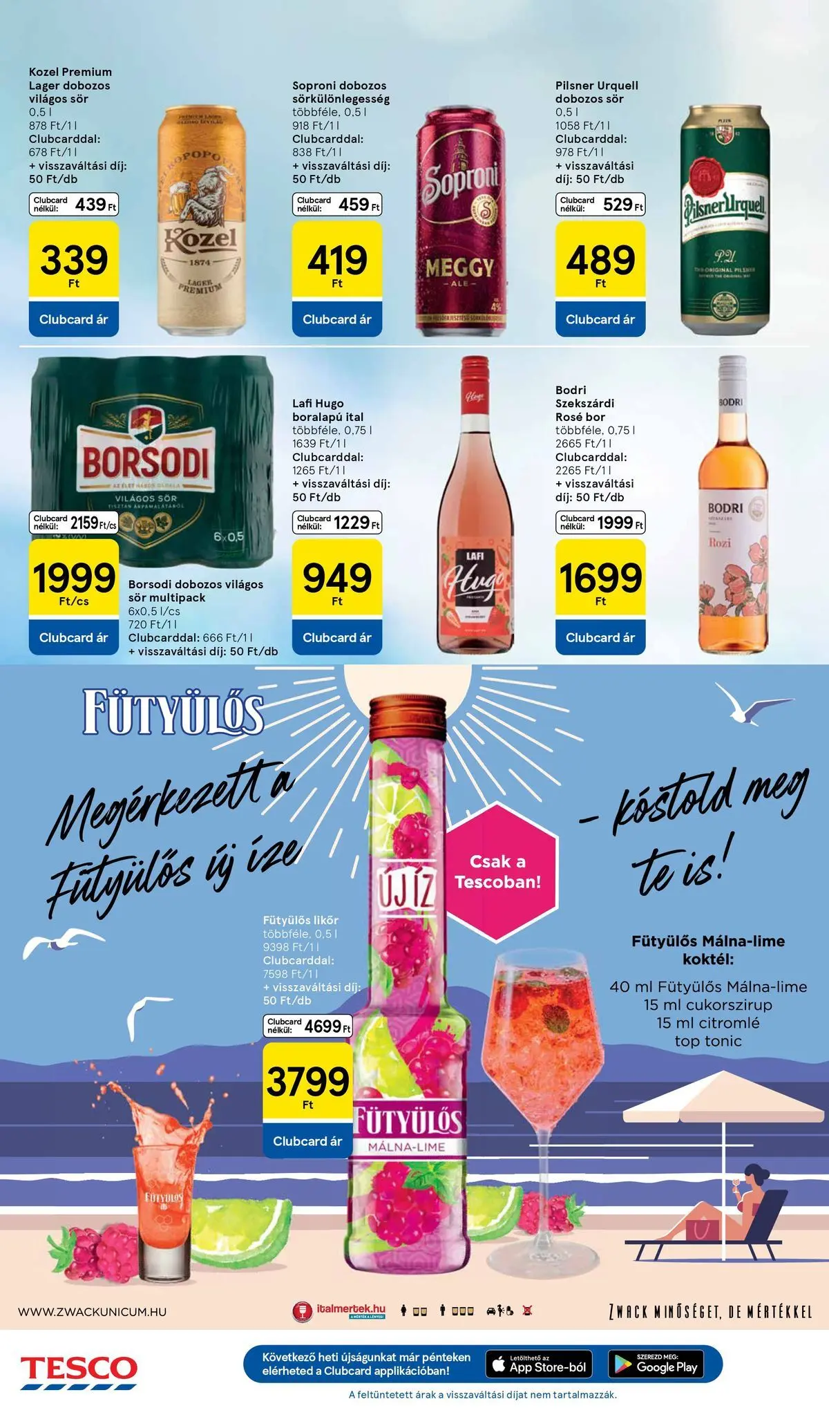 Tesco akciós újság - 2026.04.07.-tól - online | Oldal: 22 | Termékek: Tonic, Pilsner urquell, Sör, Likőr