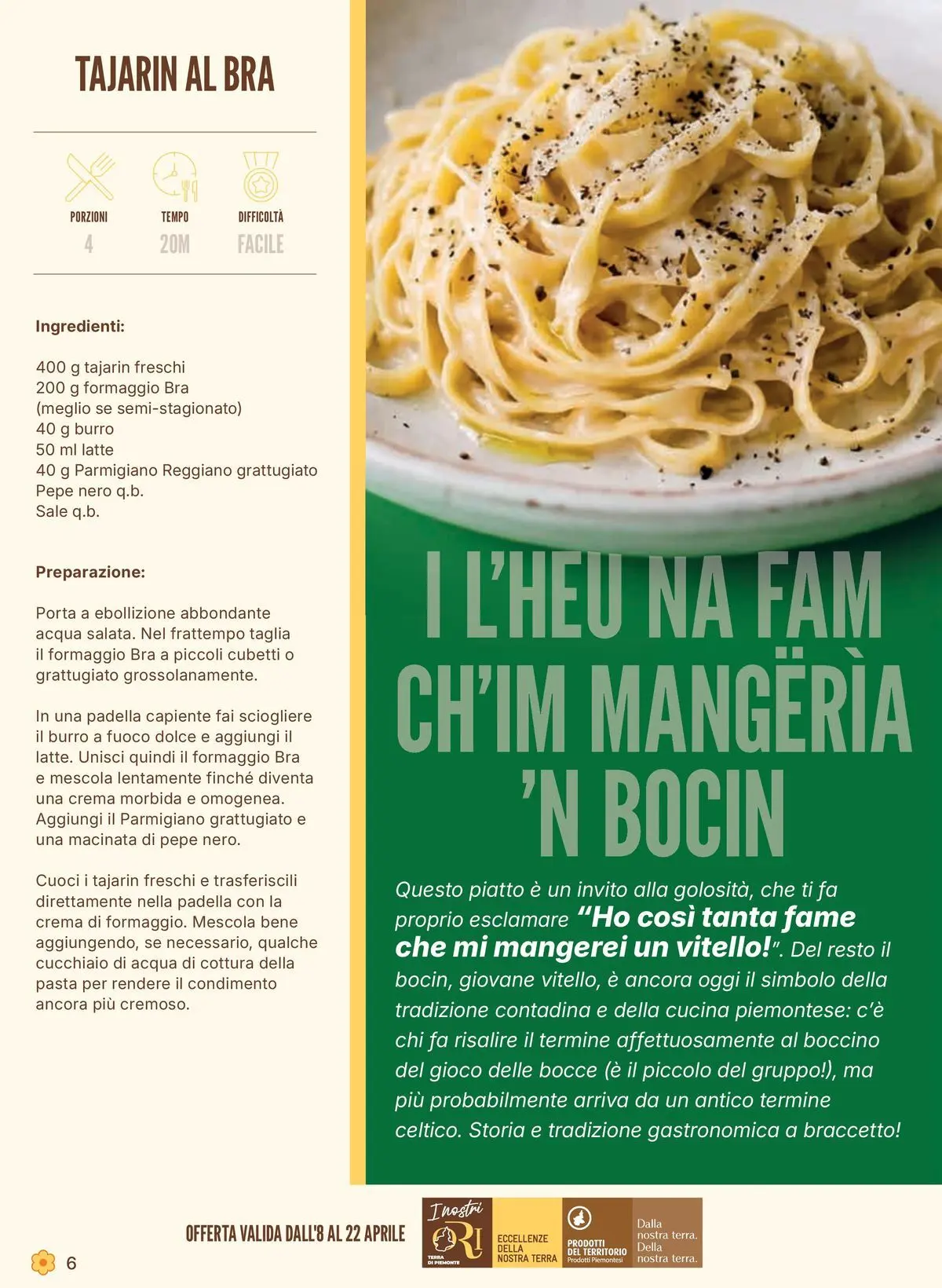 Nuovo Offerte - Localismo Piemonte dal 08/04/2026 > offerte anteprima 🛍️ | Pagina: 6 | Prodotti: Crema, Acqua, Pepe, Formaggio