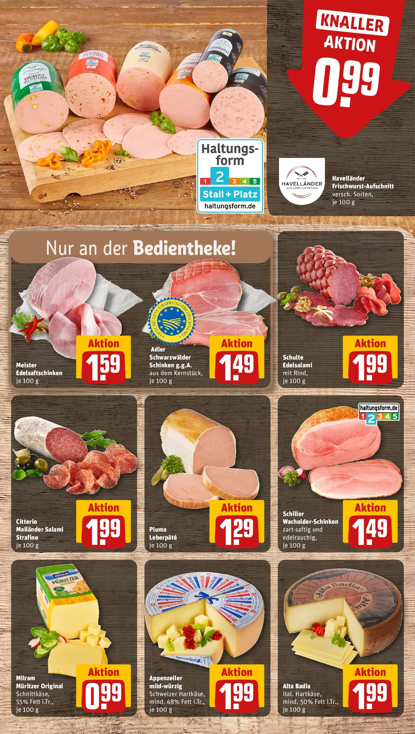 REWE Prospekt ab 12.04.2026 zum Blättern » Angebote | Seite: 7 | Produkte: Pistazien, Milram, Salami, Schinken