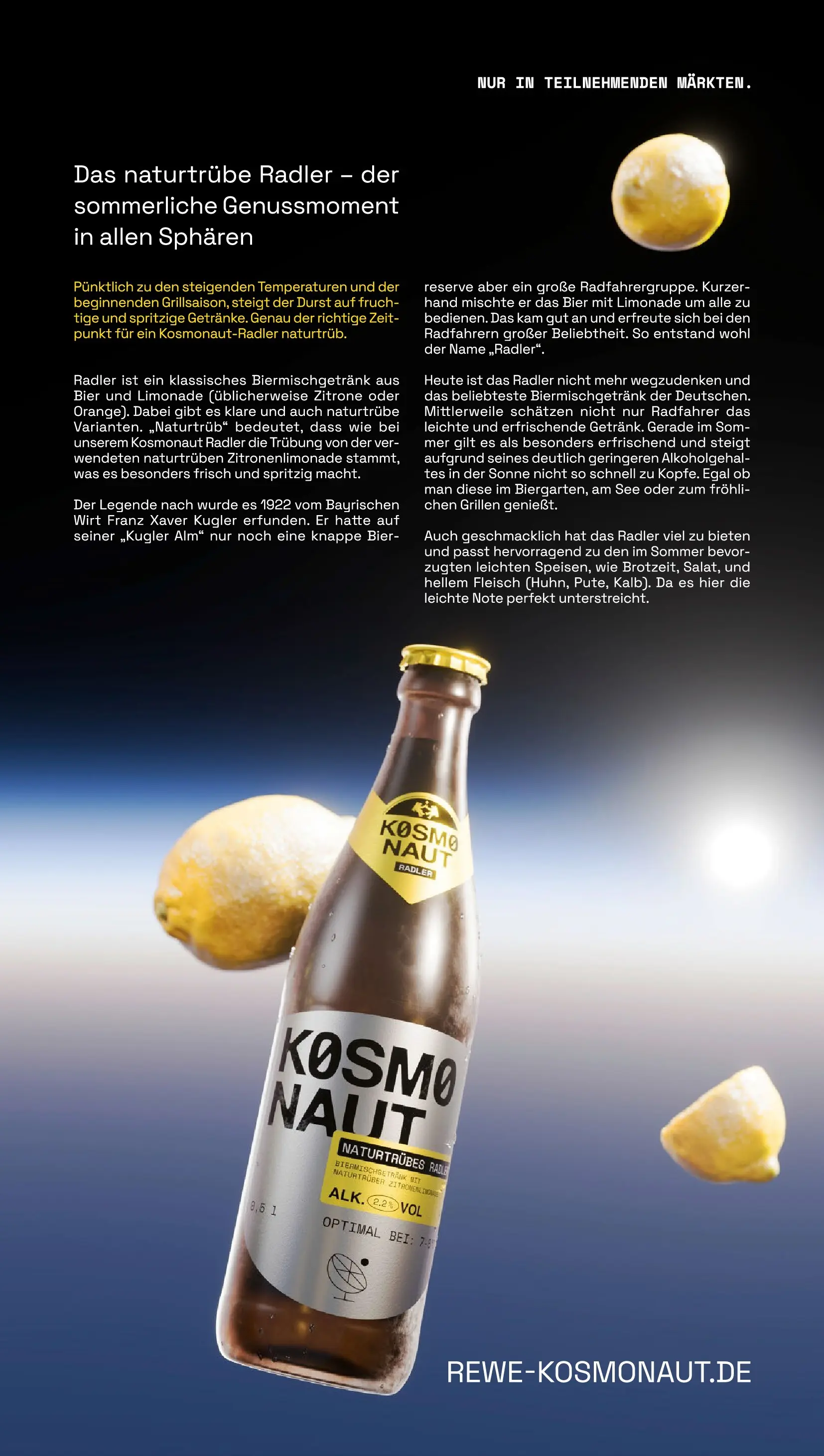 REWE Prospekt ab 12.04.2026 zum Blättern » Angebote | Seite: 21 | Produkte: Bier, Limonade, Radler, Fleisch