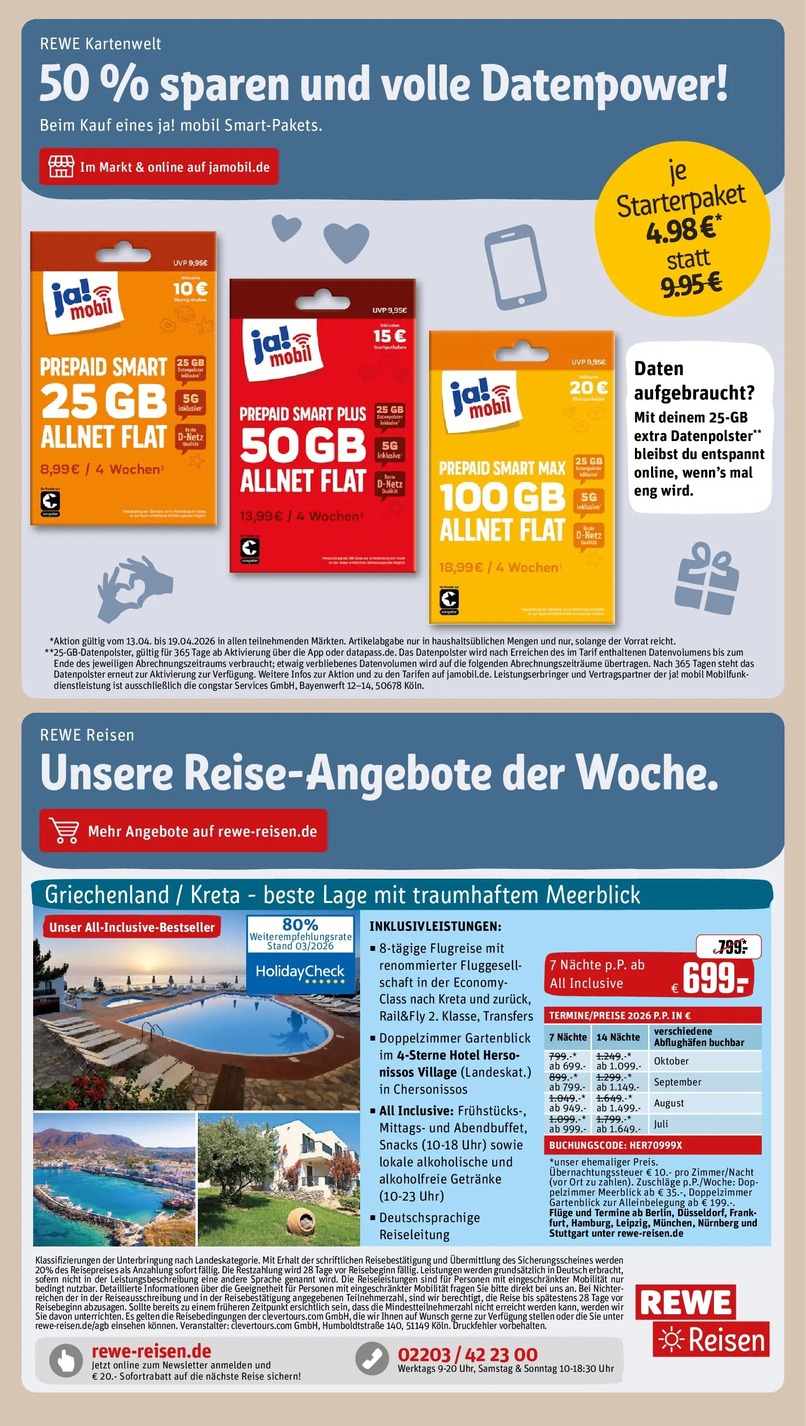 REWE Prospekt ab 12.04.2026 zum Blättern » Angebote | Seite: 26