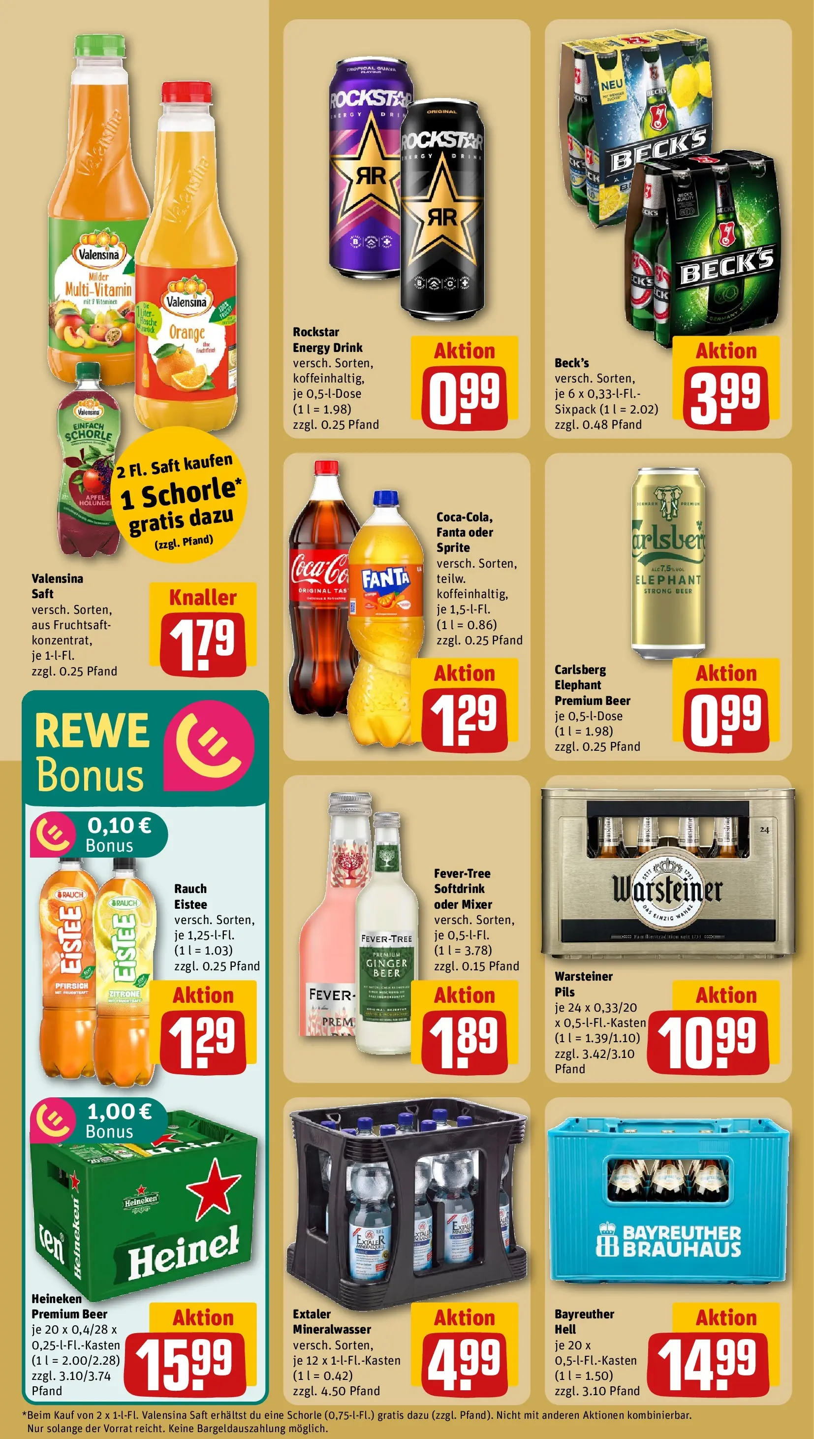REWE Prospekt ab 12.04.2026 zum Blättern » Angebote | Seite: 20 | Produkte: Fanta, Sprite, Pils, Saft