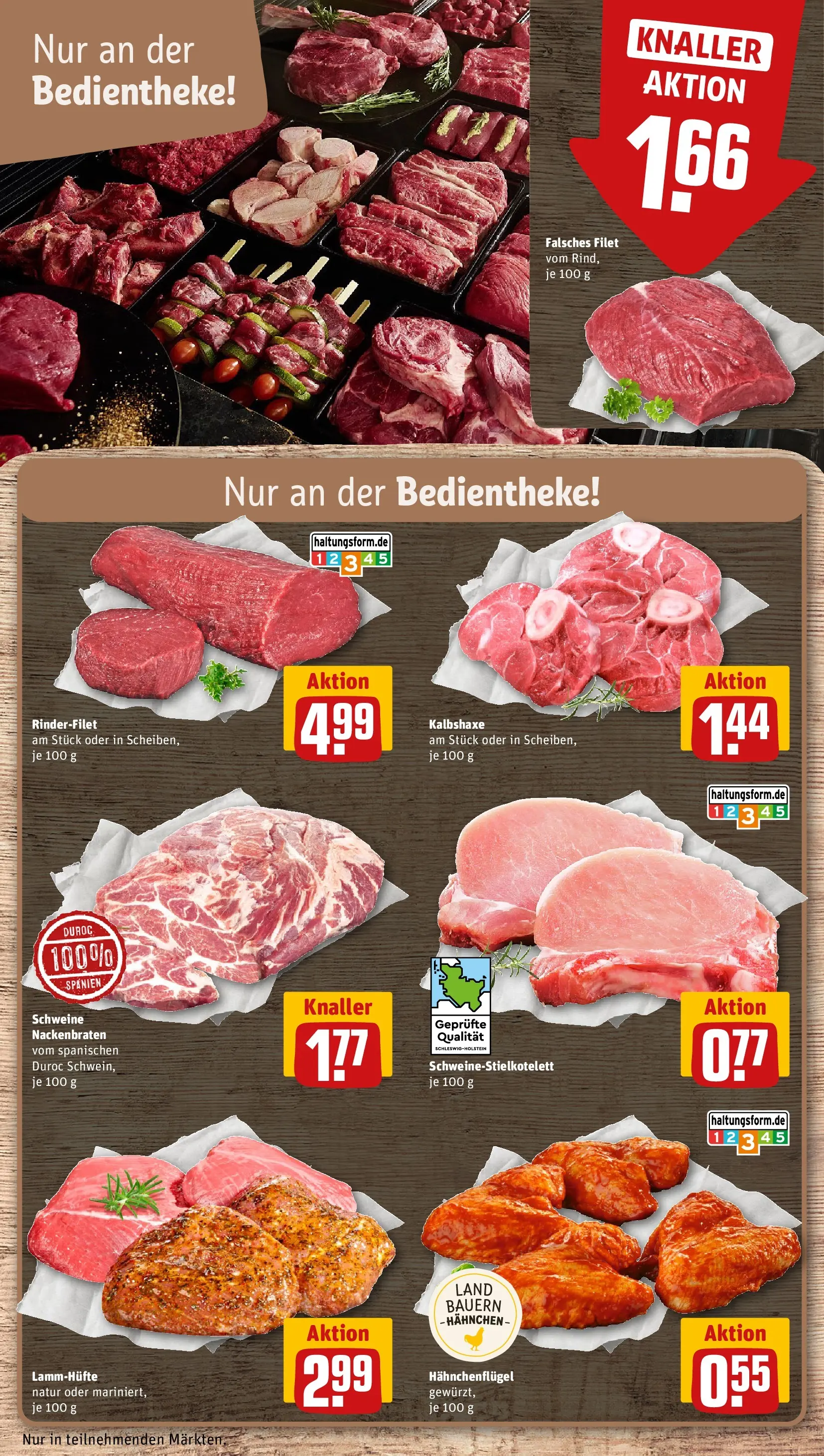 REWE Prospekt ab 13.04.2026 zum Blättern » Angebote | Seite: 8 | Produkte: Hahnchen, Rinderfilet