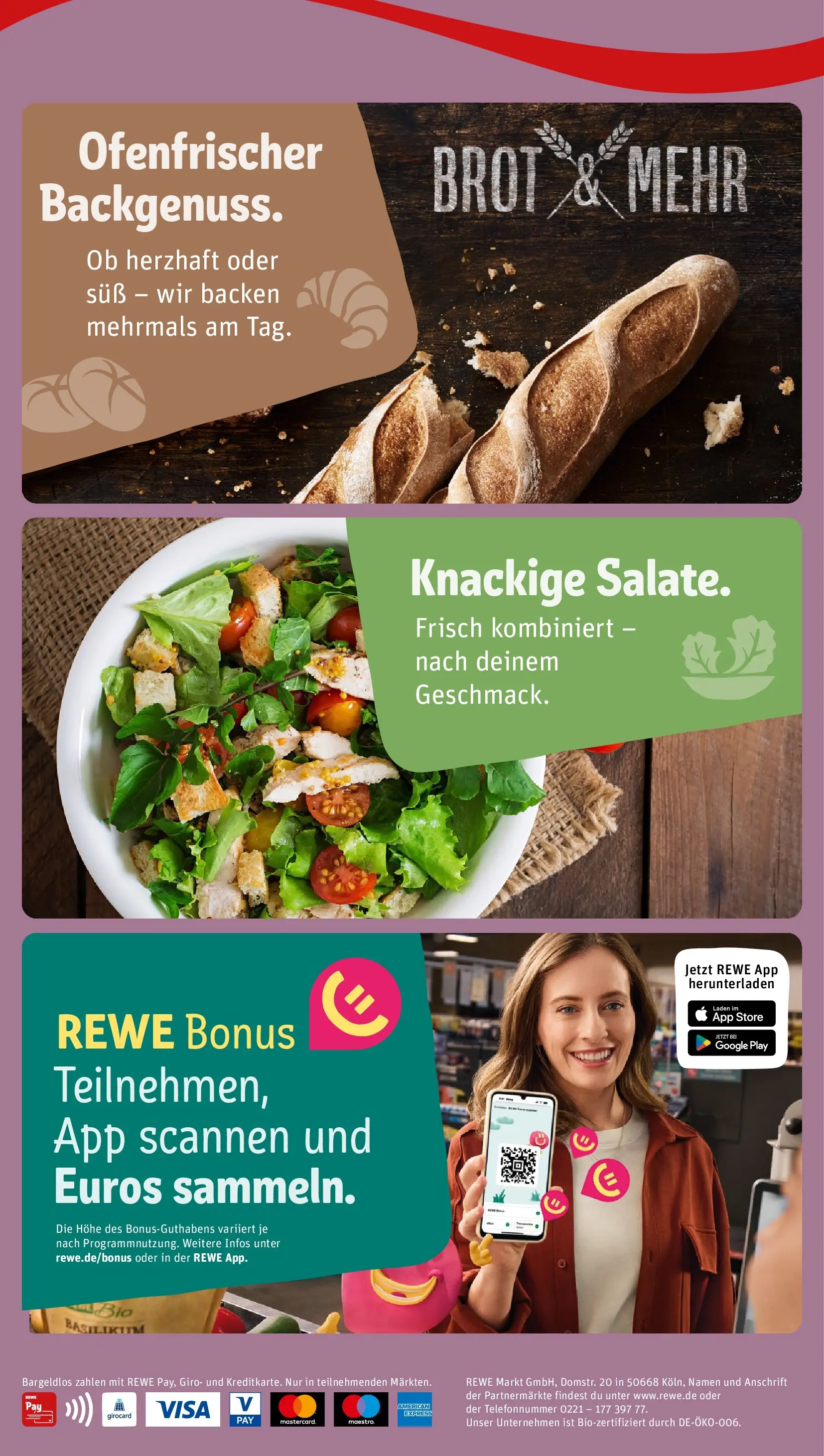 REWE Prospekt ab 13.04.2026 zum Blättern » Angebote | Seite: 2 | Produkte: Brot