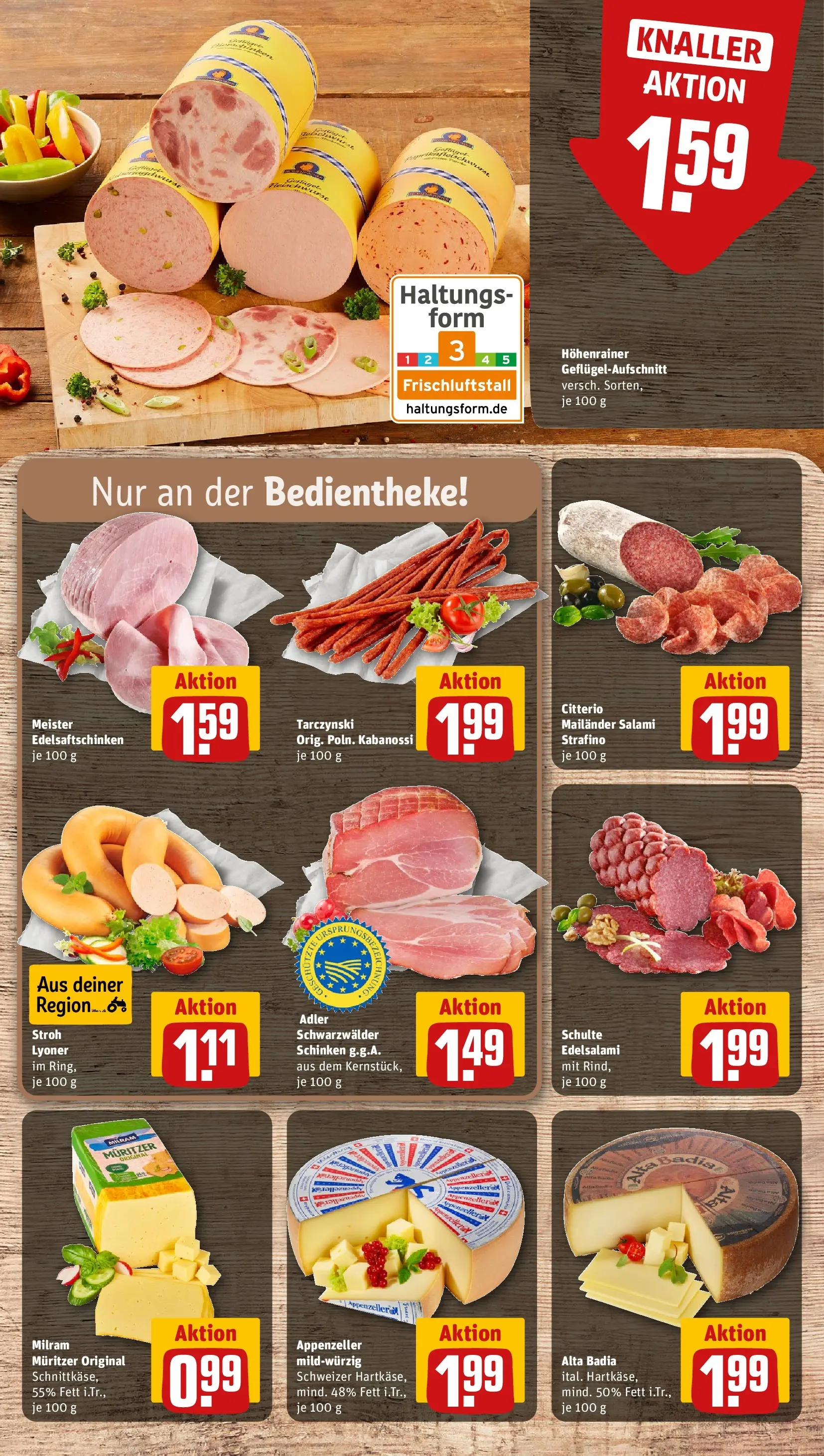 REWE Prospekt ab 12.04.2026 zum Blättern » Angebote | Seite: 7 | Produkte: Milram, Salami, Schinken