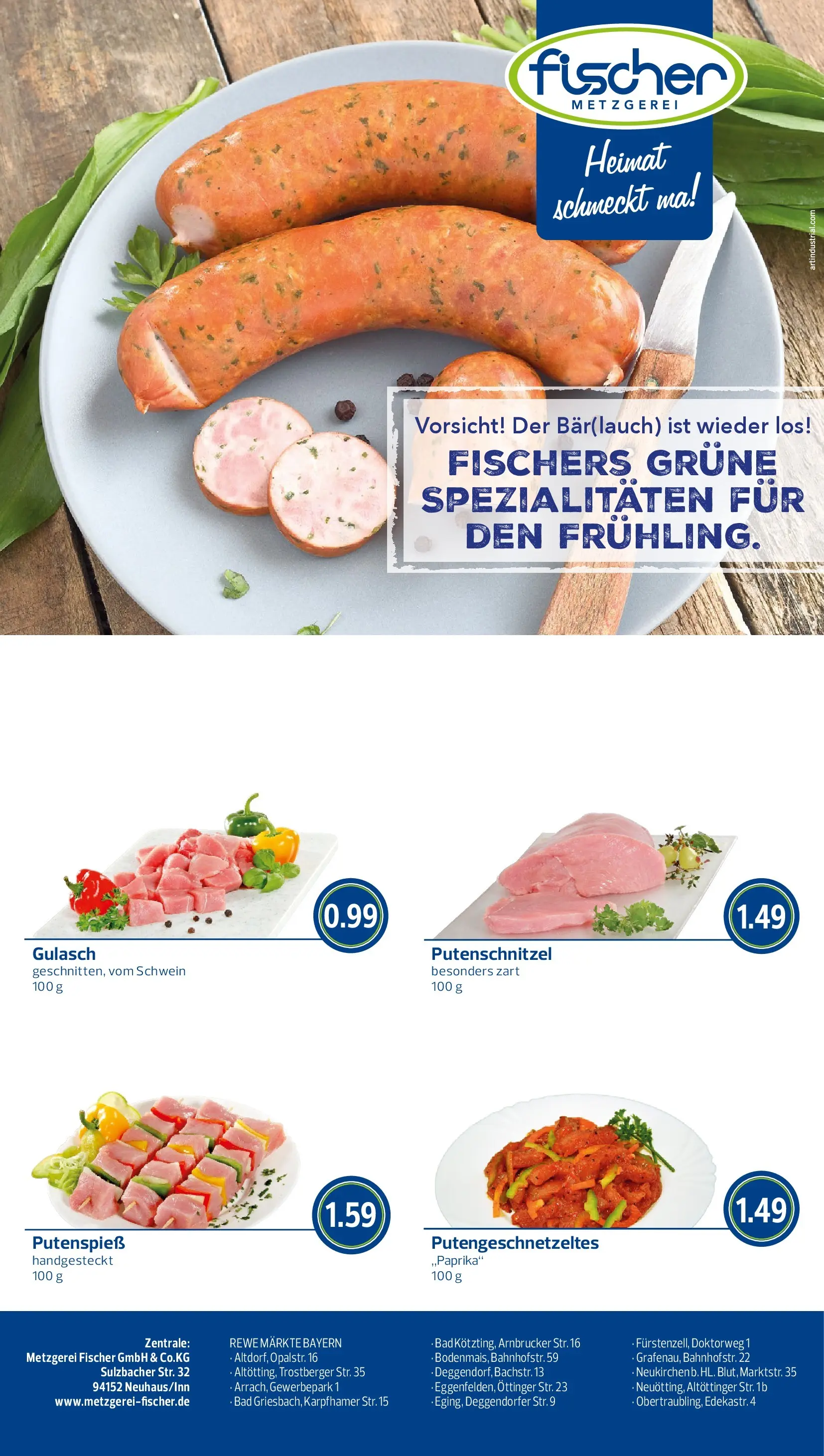 REWE Prospekt ab 12.04.2026 zum Blättern » Angebote | Seite: 6 | Produkte: Bad, Gulasch, Putenschnitzel