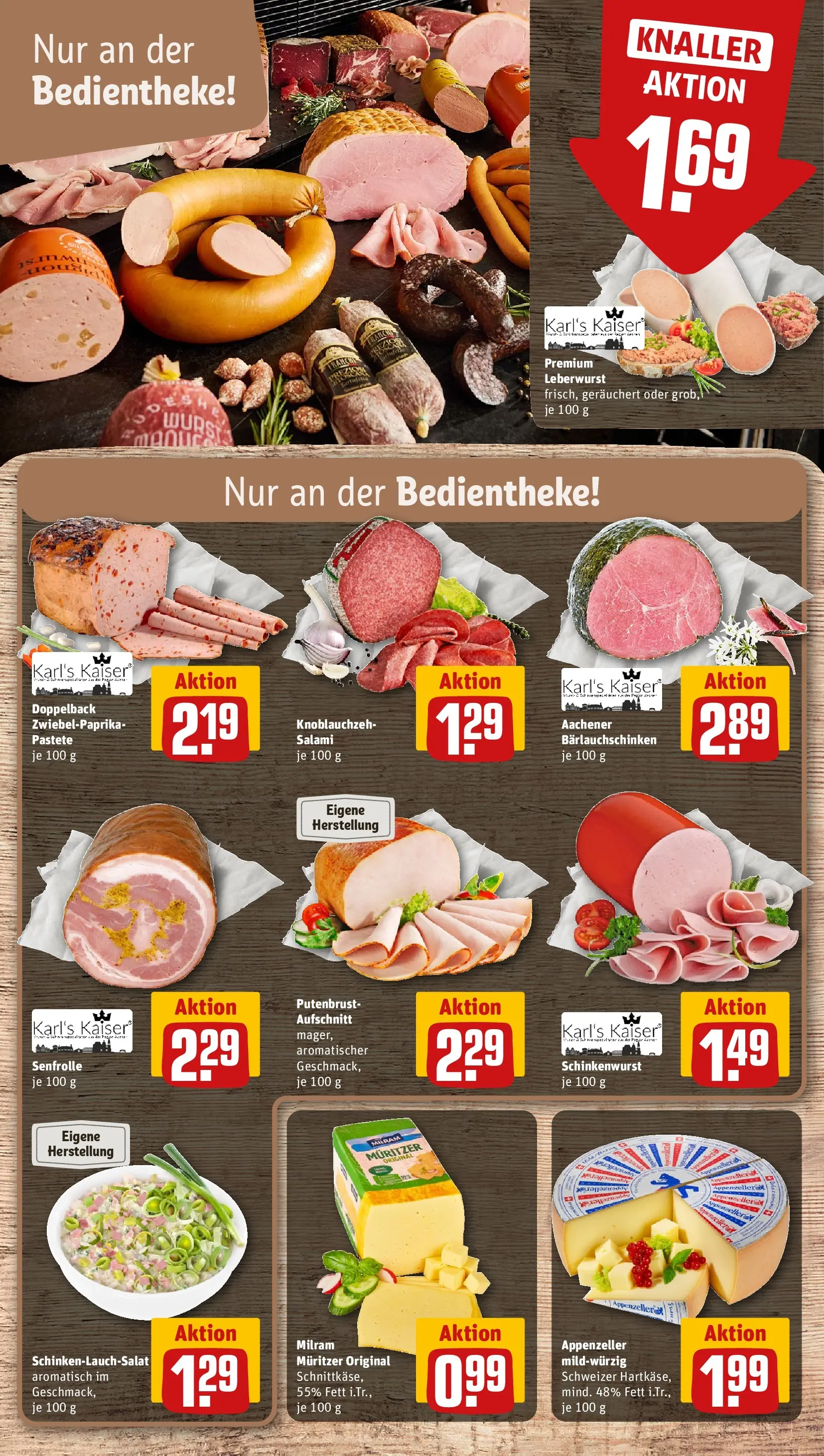 REWE Prospekt ab 12.04.2026 zum Blättern » Angebote | Seite: 7 | Produkte: Milram, Wurst, Salami