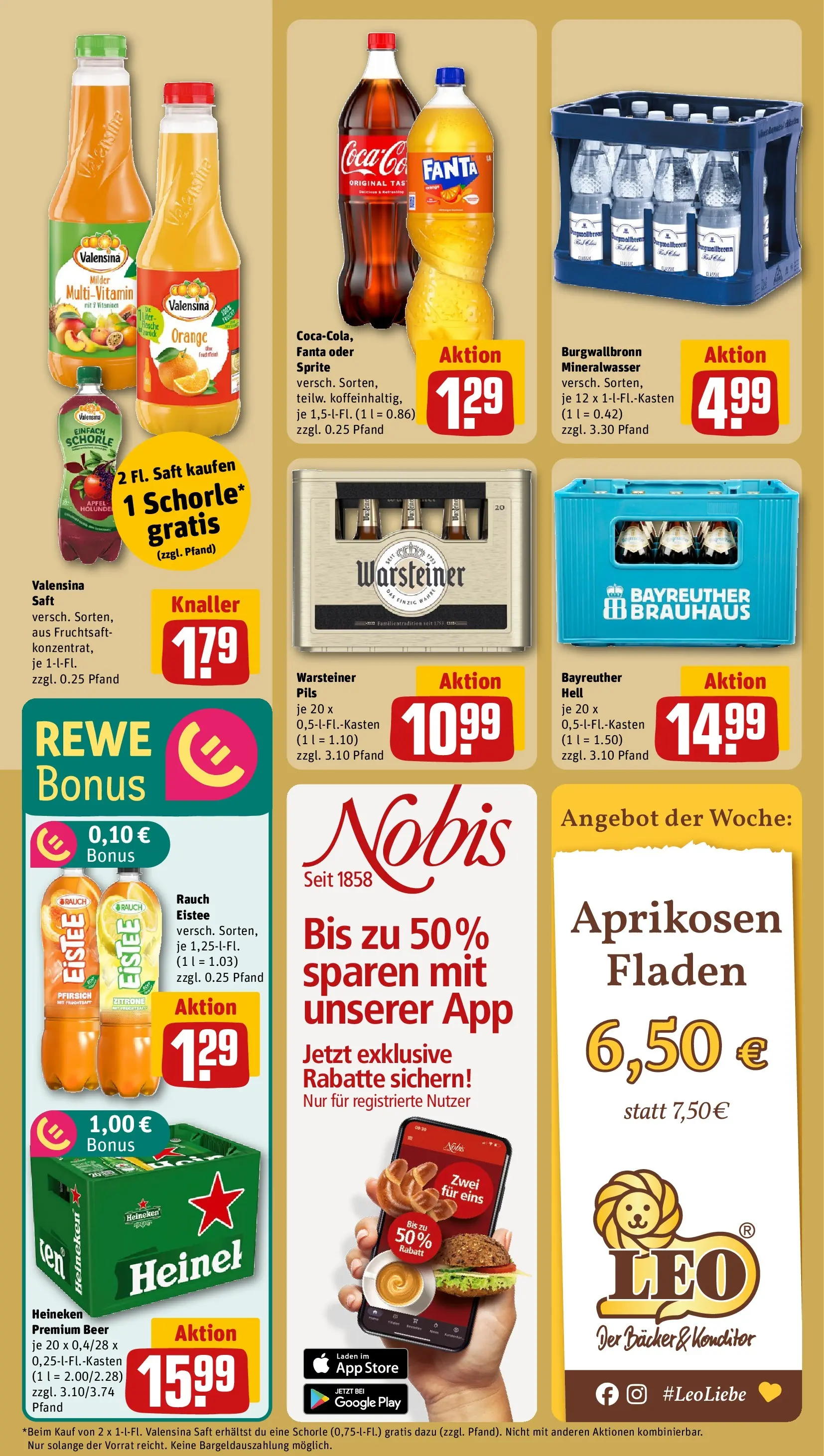 REWE Prospekt ab 12.04.2026 zum Blättern » Angebote | Seite: 20 | Produkte: Sprite, Pils, Zitrone, Saft