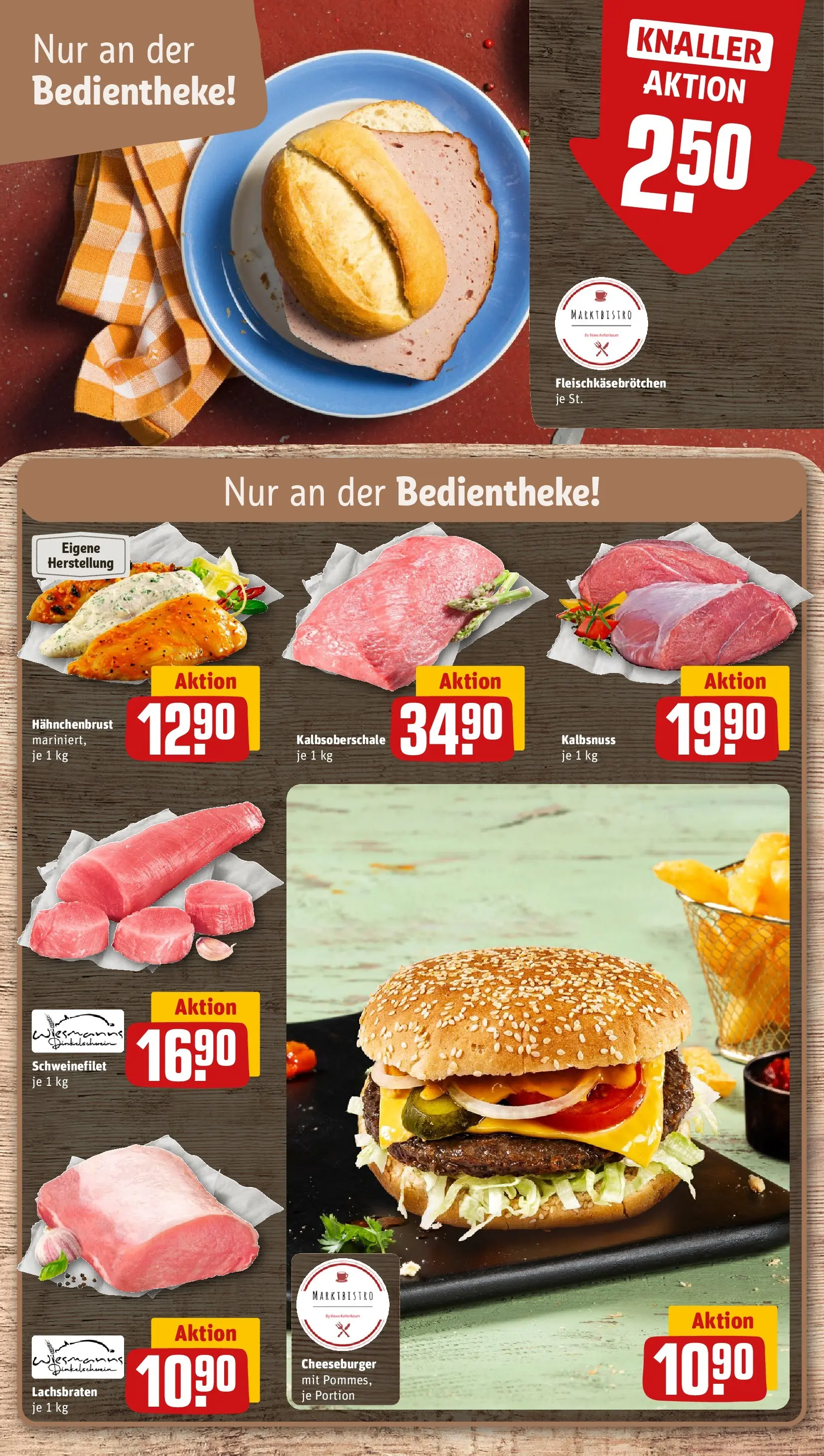 REWE Prospekt ab 12.04.2026 zum Blättern » Angebote | Seite: 6 | Produkte: Pommes, Schweinefilet, Hahnchenbrust