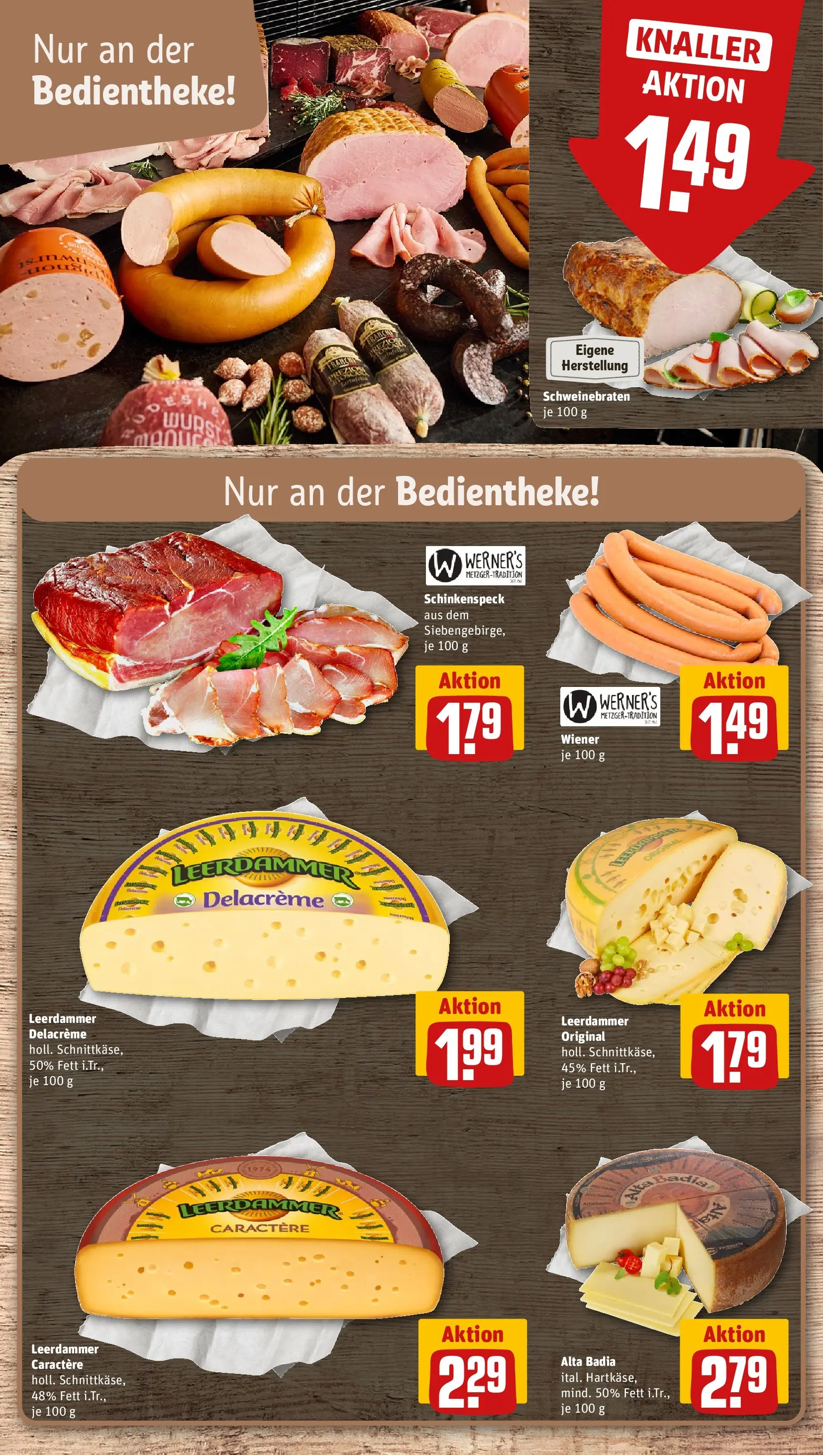 REWE Prospekt ab 12.04.2026 zum Blättern » Angebote | Seite: 7 | Produkte: Leerdammer, Wurst