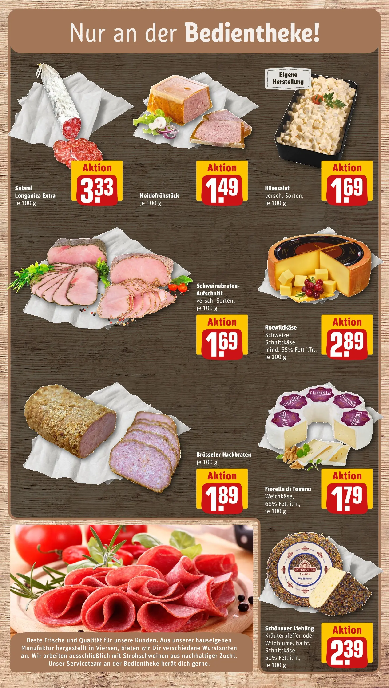 REWE Prospekt ab 12.04.2026 zum Blättern » Angebote | Seite: 7 | Produkte: Salami