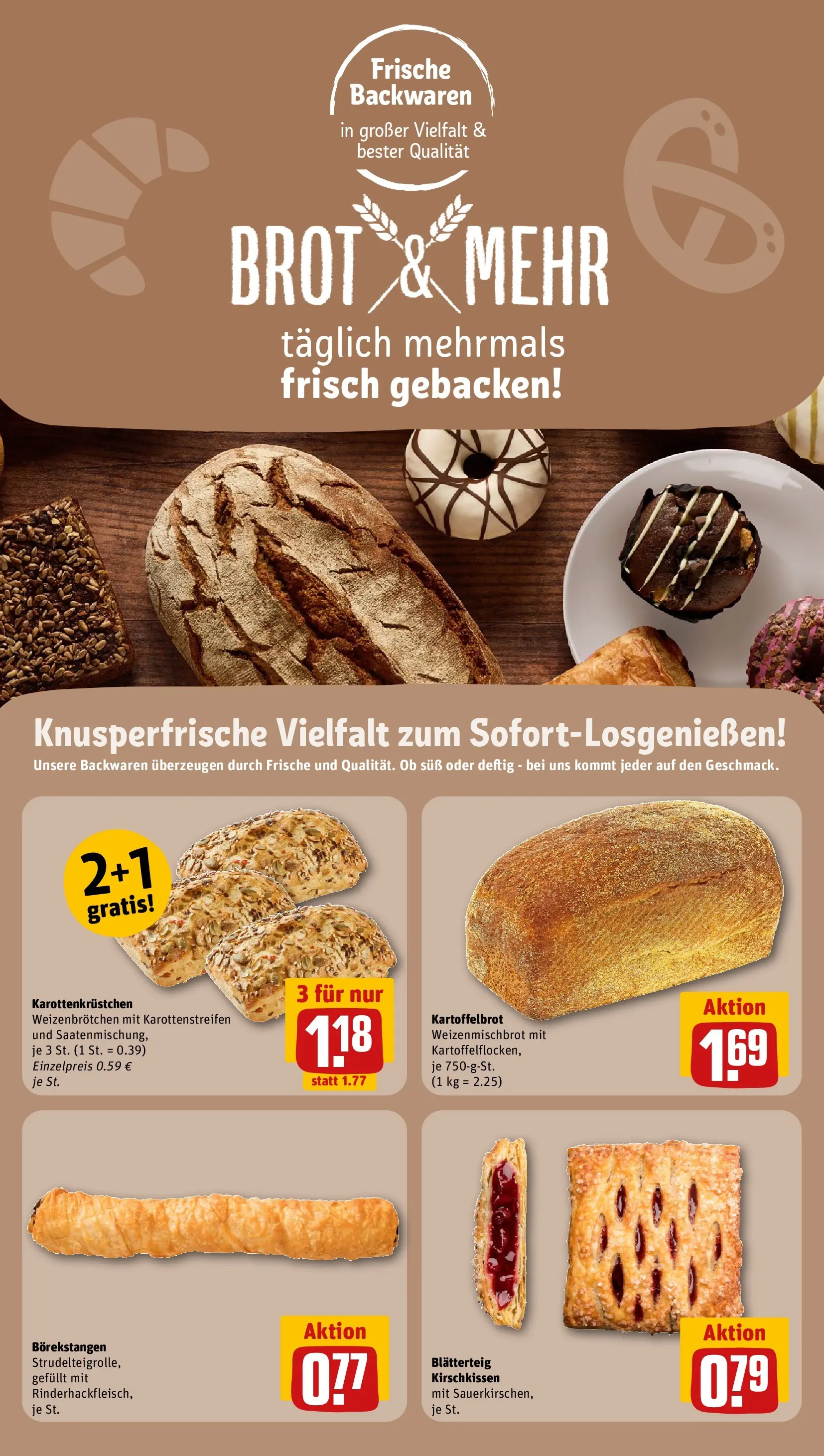 REWE Prospekt ab 12.04.2026 zum Blättern » Angebote | Seite: 28 | Produkte: Brot