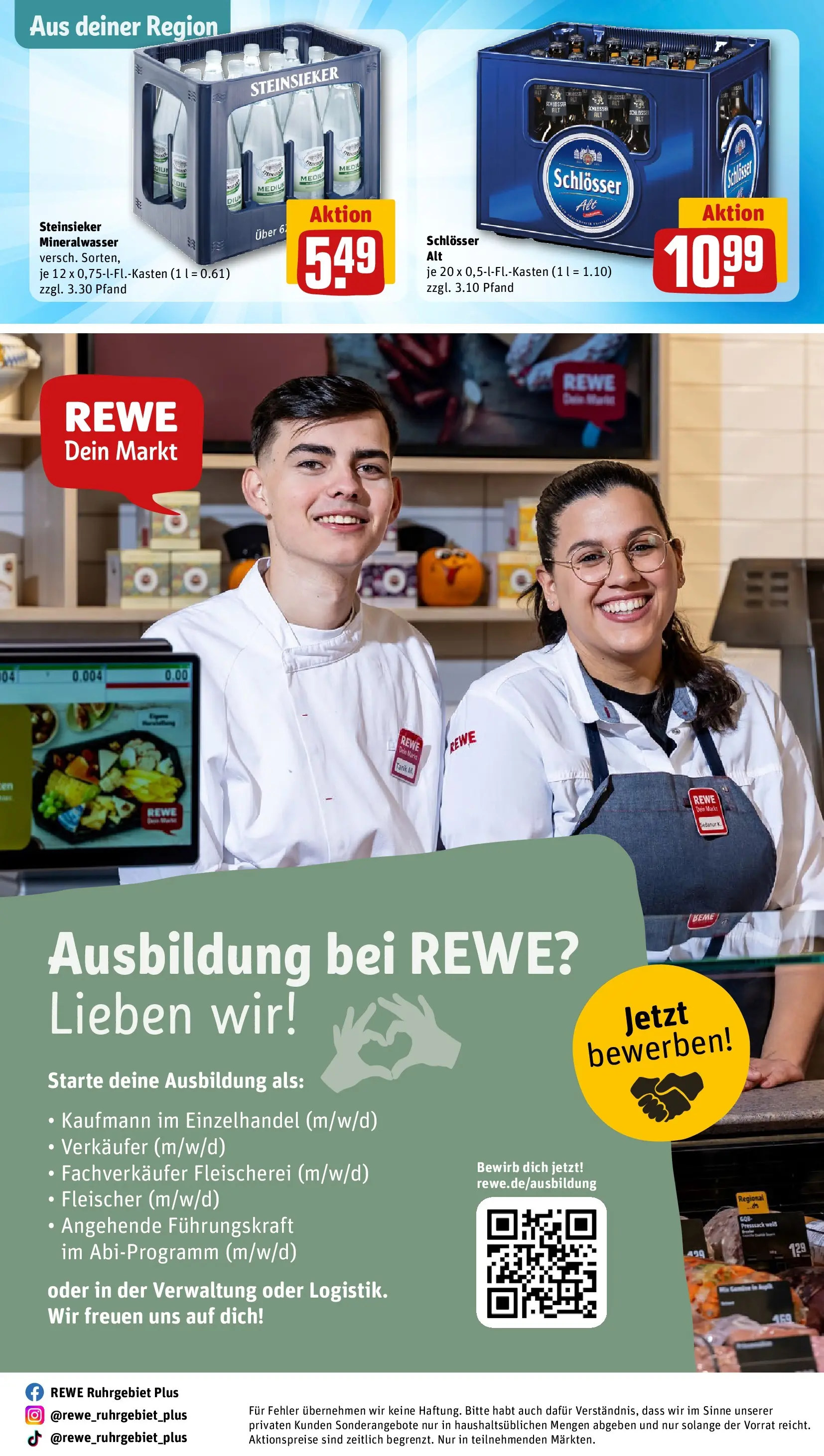 REWE Prospekt ab 12.04.2026 zum Blättern » Angebote | Seite: 29 | Produkte: Mineralwasser