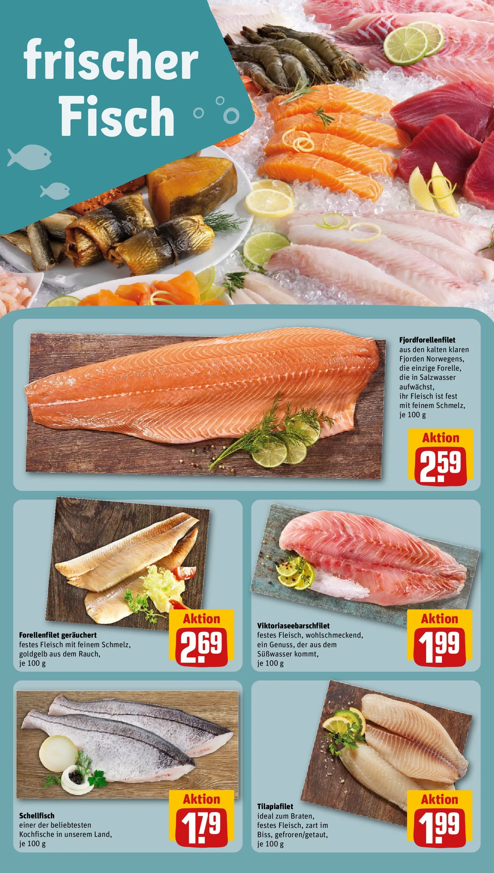 REWE Prospekt ab 12.04.2026 zum Blättern » Angebote | Seite: 31 | Produkte: Fisch, Fleisch