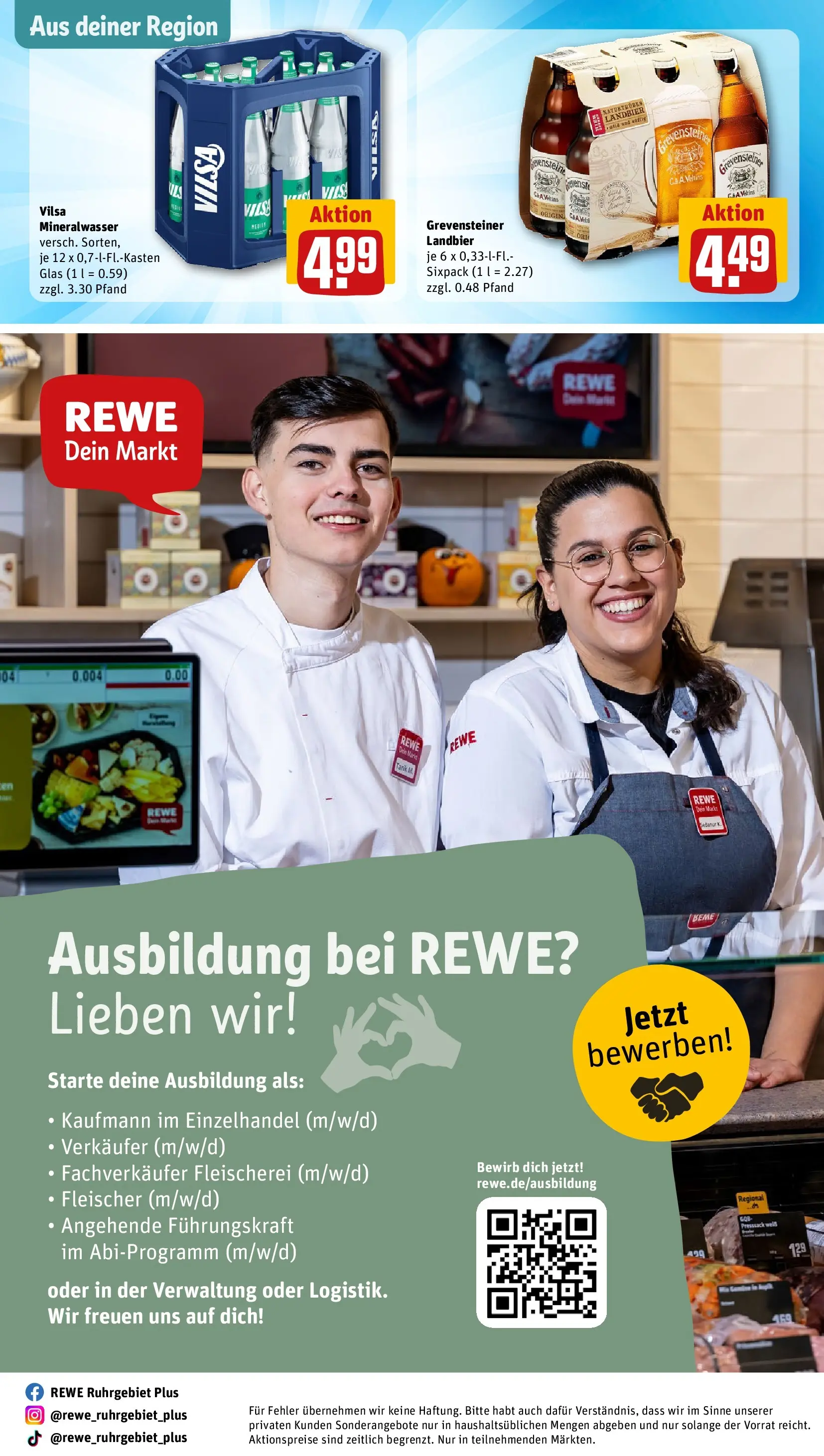 REWE Prospekt ab 12.04.2026 zum Blättern » Angebote | Seite: 30 | Produkte: Mineralwasser, Veltins