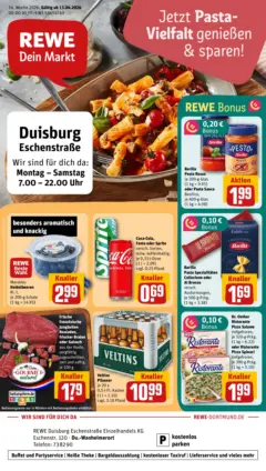 Rewe Prospekt Duisburg ab 12.04.2026 gültig Rewe Prospekt Duisburg ab 12.04.2026 gültig