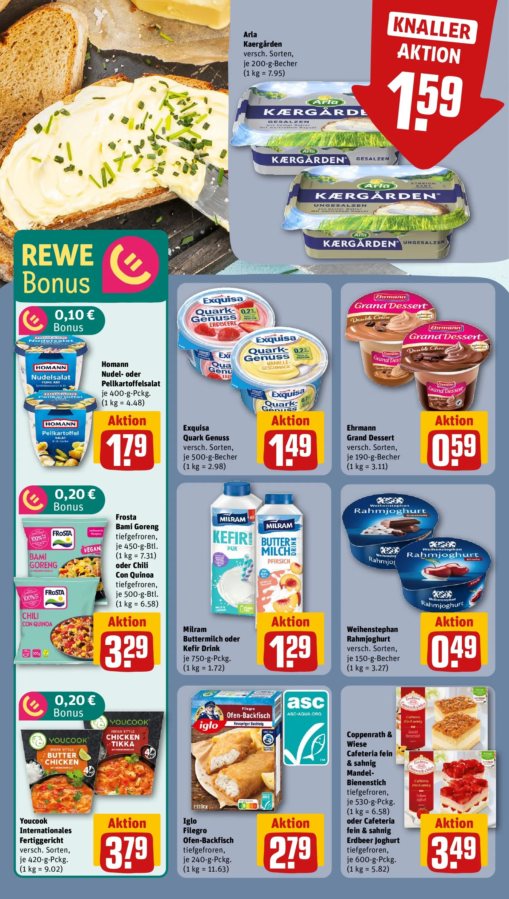 REWE Prospekt ab 13.04.2026 zum Blättern » Angebote | Seite: 10 | Produkte: Youcook, Joghurt, Pfirsich, Chili