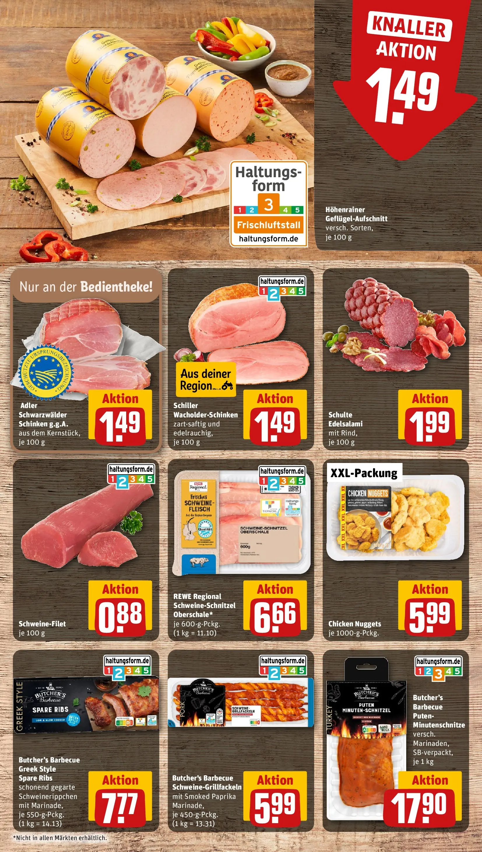 REWE Prospekt ab 12.04.2026 zum Blättern » Angebote | Seite: 6 | Produkte: Spare ribs, Paprika, Schinken, Fleisch