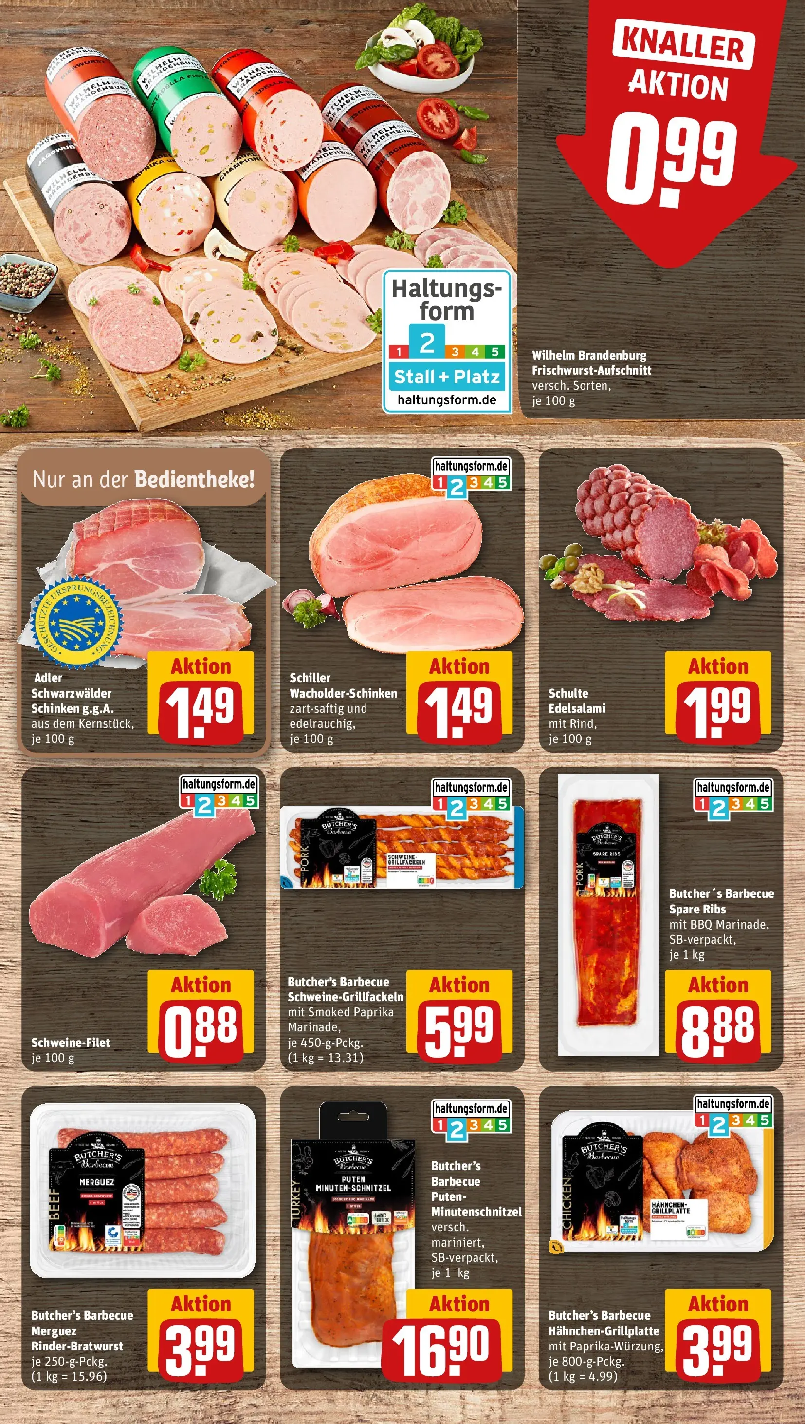 REWE Prospekt ab 12.04.2026 zum Blättern » Angebote | Seite: 6 | Produkte: Grill, Hahnchen, Paprika, Schinken