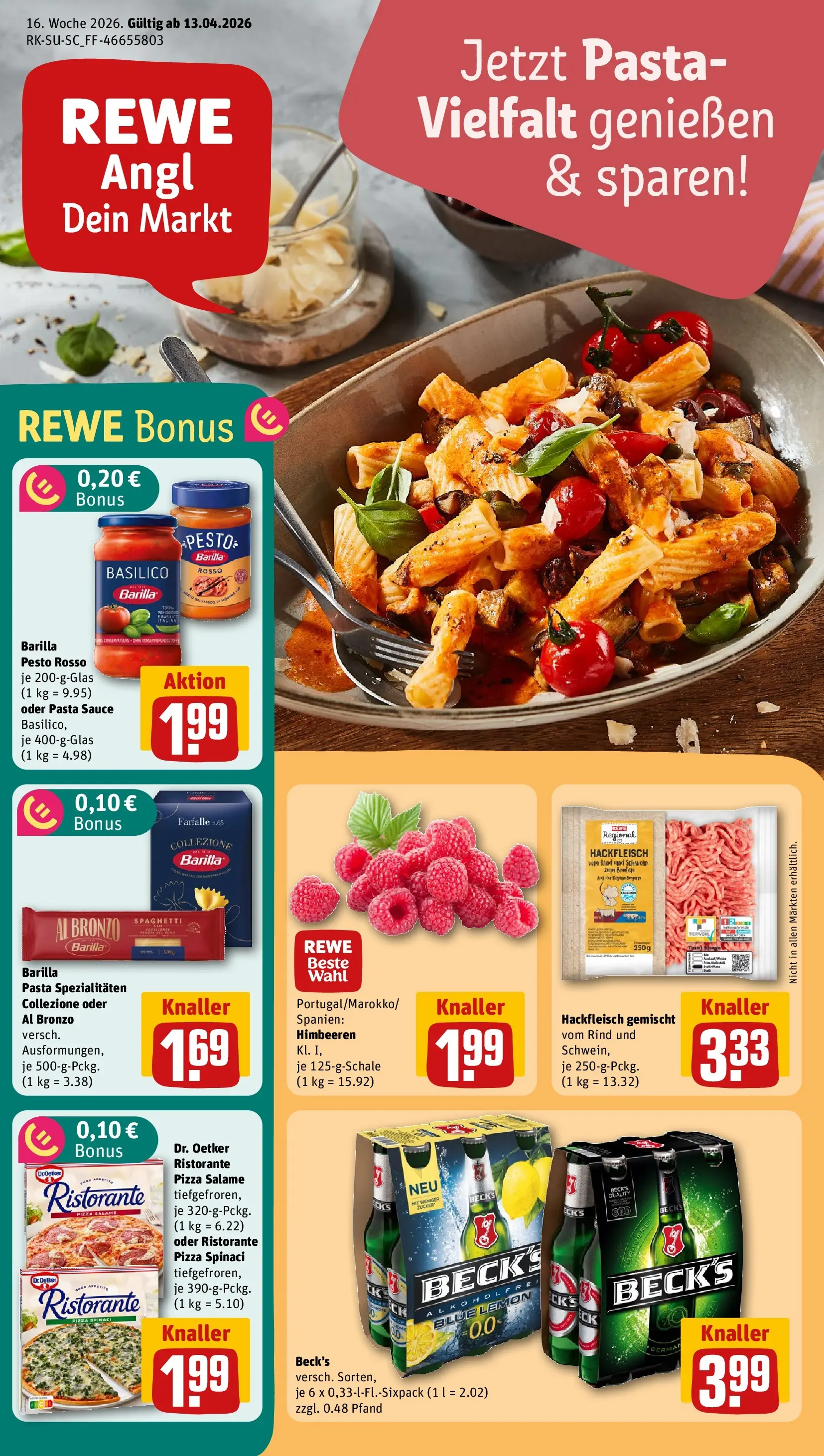 REWE Prospekt ab 12.04.2026 zum Blättern » Angebote | Seite: 1