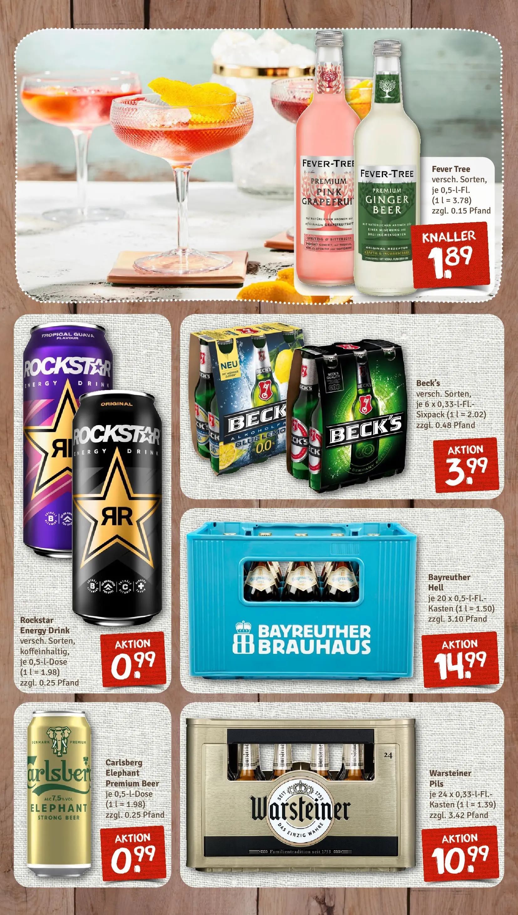 REWE Prospekt ab 12.04.2026 zum Blättern » Angebote | Seite: 11 | Produkte: Bayreuther hell, Carlsberg, Energy, Pils
