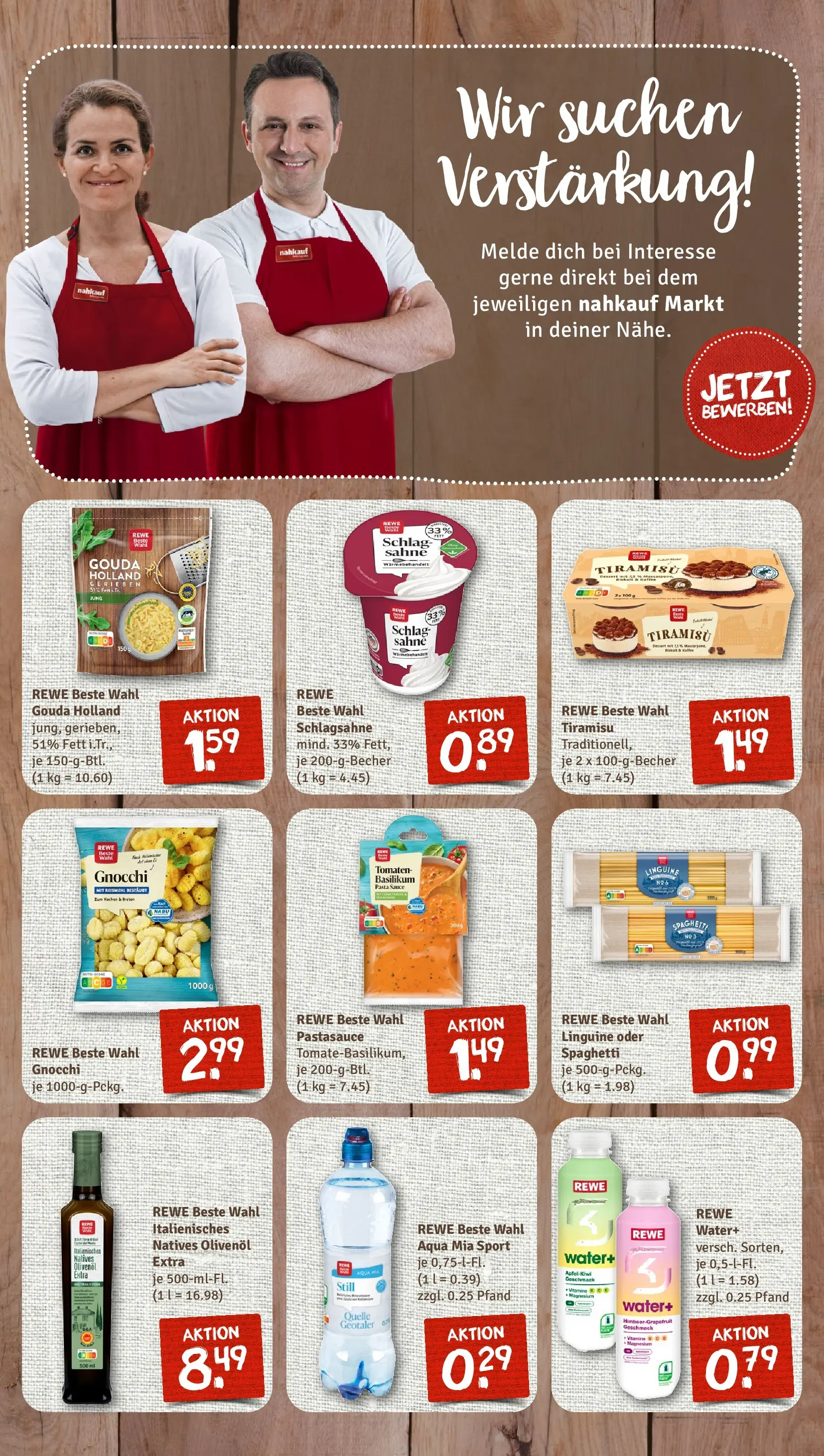 REWE Prospekt ab 13.04.2026 zum Blättern » Angebote | Seite: 7 | Produkte: Schlagsahne, Gouda, Tomaten, Sahne