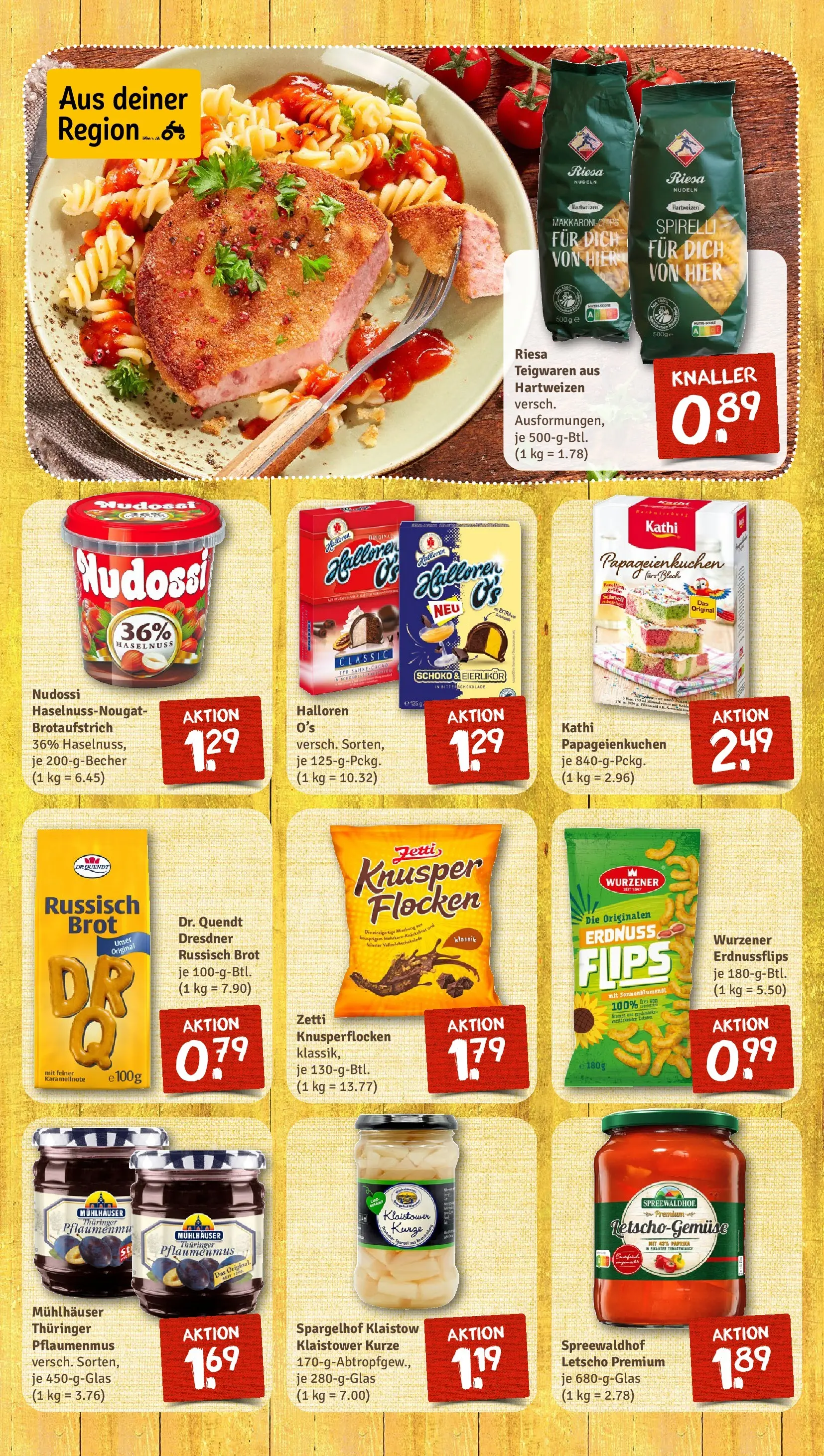 REWE Prospekt ab 13.04.2026 zum Blättern » Angebote | Seite: 10 | Produkte: Sonnenblumenol, Pasta, Brot, Nudeln