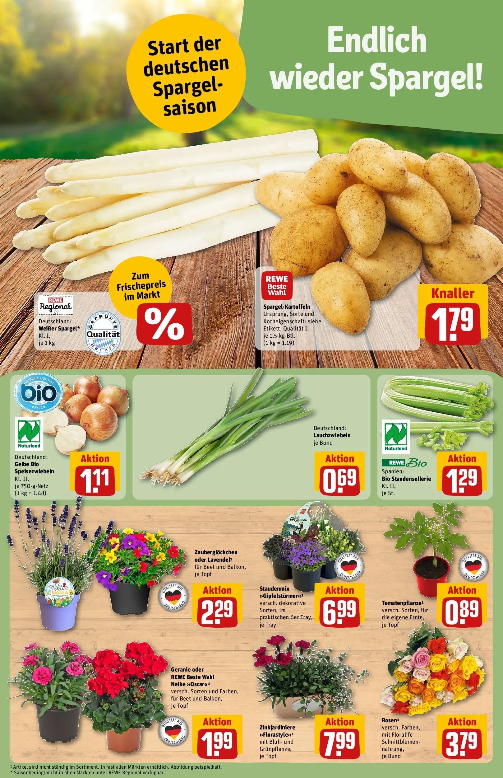 REWE Prospekt ab 12.04.2026 zum Blättern » Angebote | Seite: 7 | Produkte: Spargel