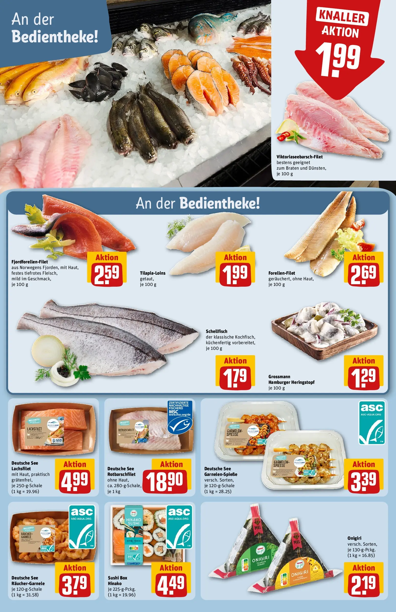 REWE Prospekt ab 12.04.2026 zum Blättern » Angebote | Seite: 12 | Produkte: Box, Spieße, Garnelen