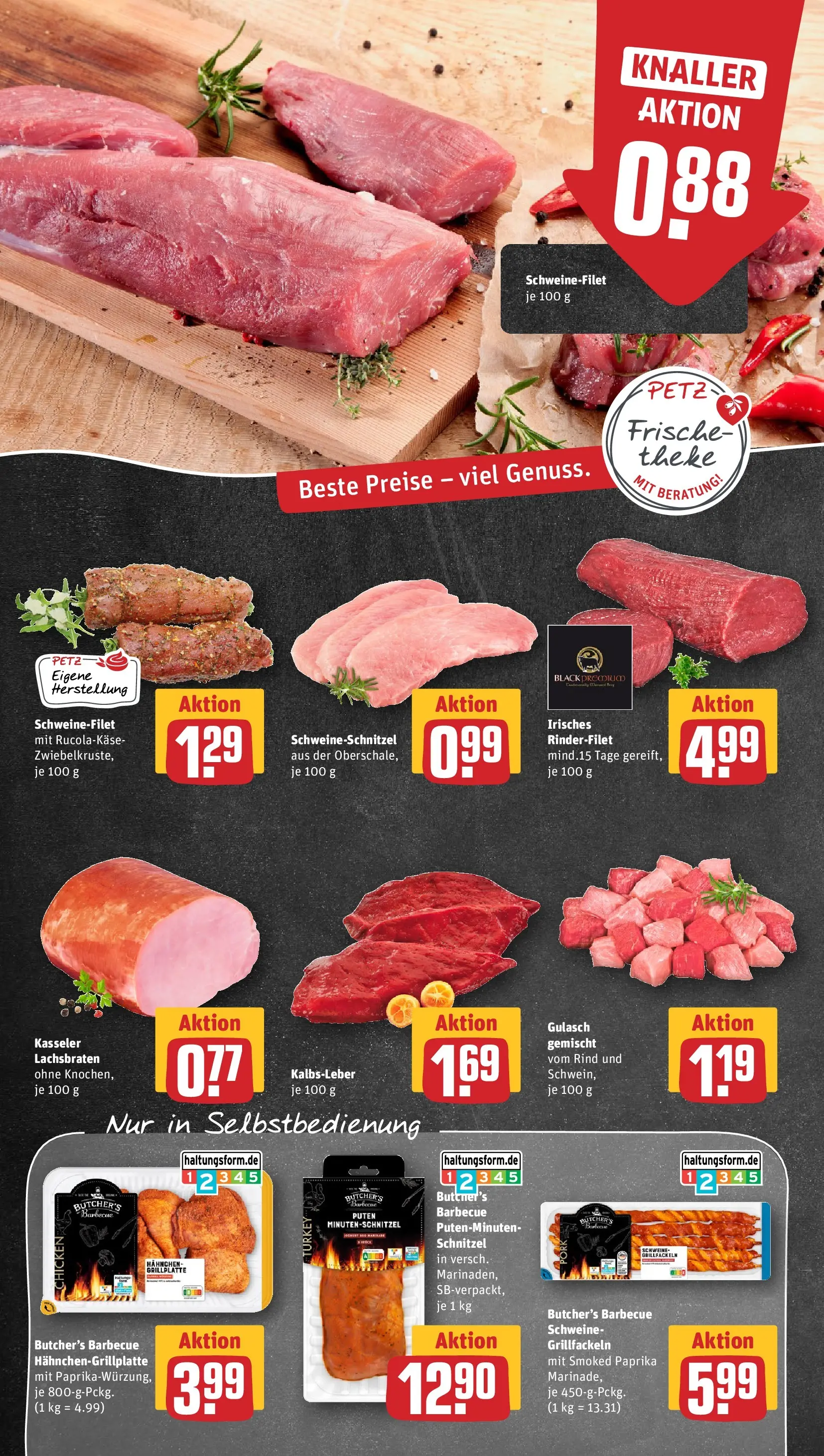 REWE Prospekt ab 12.04.2026 zum Blättern » Angebote | Seite: 6 | Produkte: Grill, Hahnchen, Schweinefilet, Gulasch