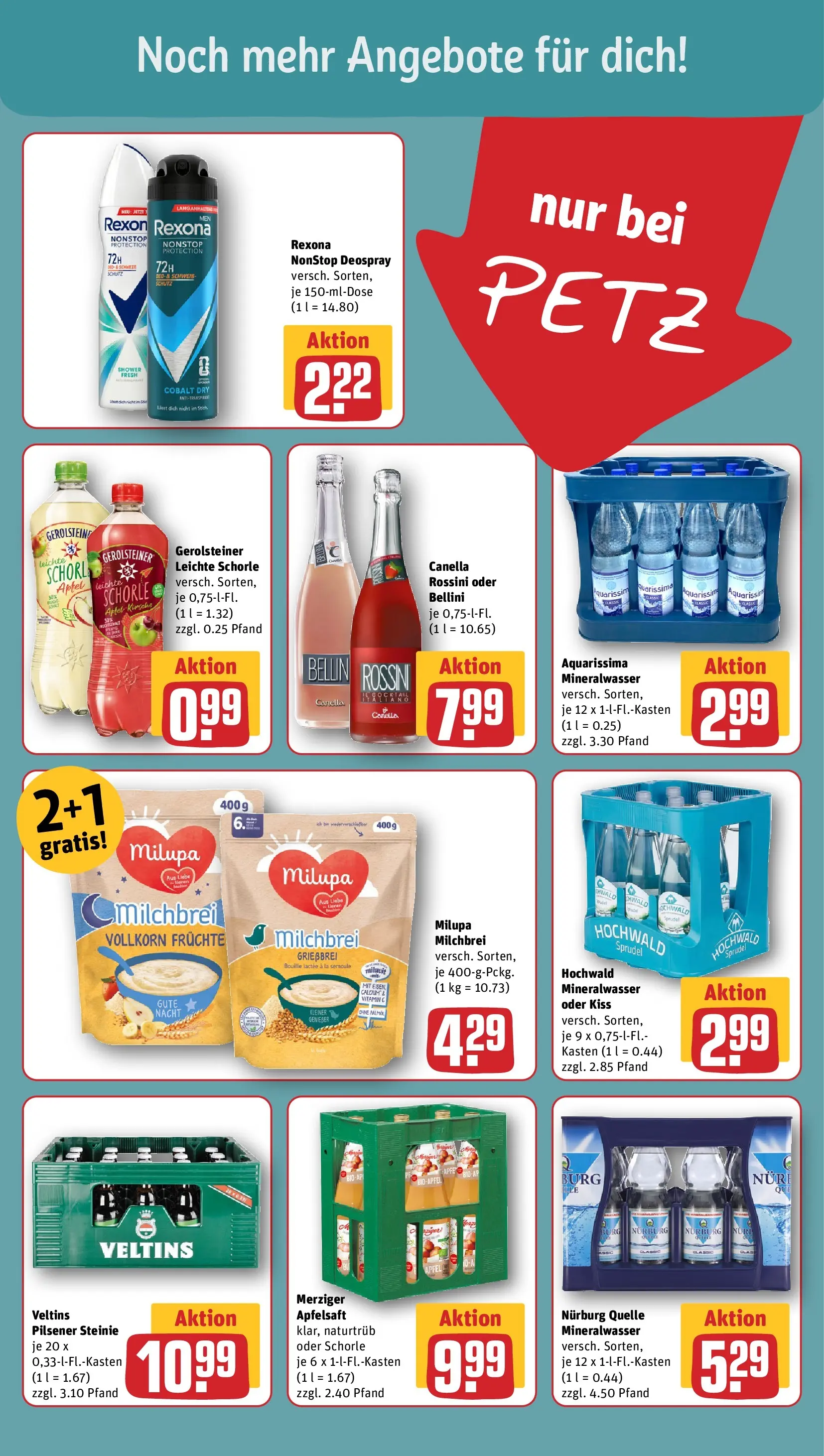 REWE Prospekt ab 12.04.2026 zum Blättern » Angebote | Seite: 19 | Produkte: Äpfel, Mineralwasser, Veltins, Gerolsteiner