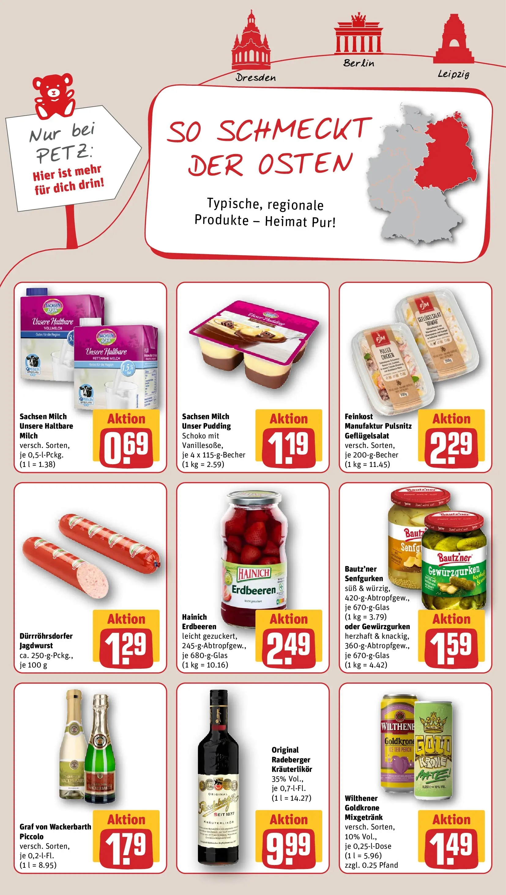 REWE Prospekt ab 12.04.2026 zum Blättern » Angebote | Seite: 12 | Produkte: Milch, Wilthener, Pudding, Erdbeeren