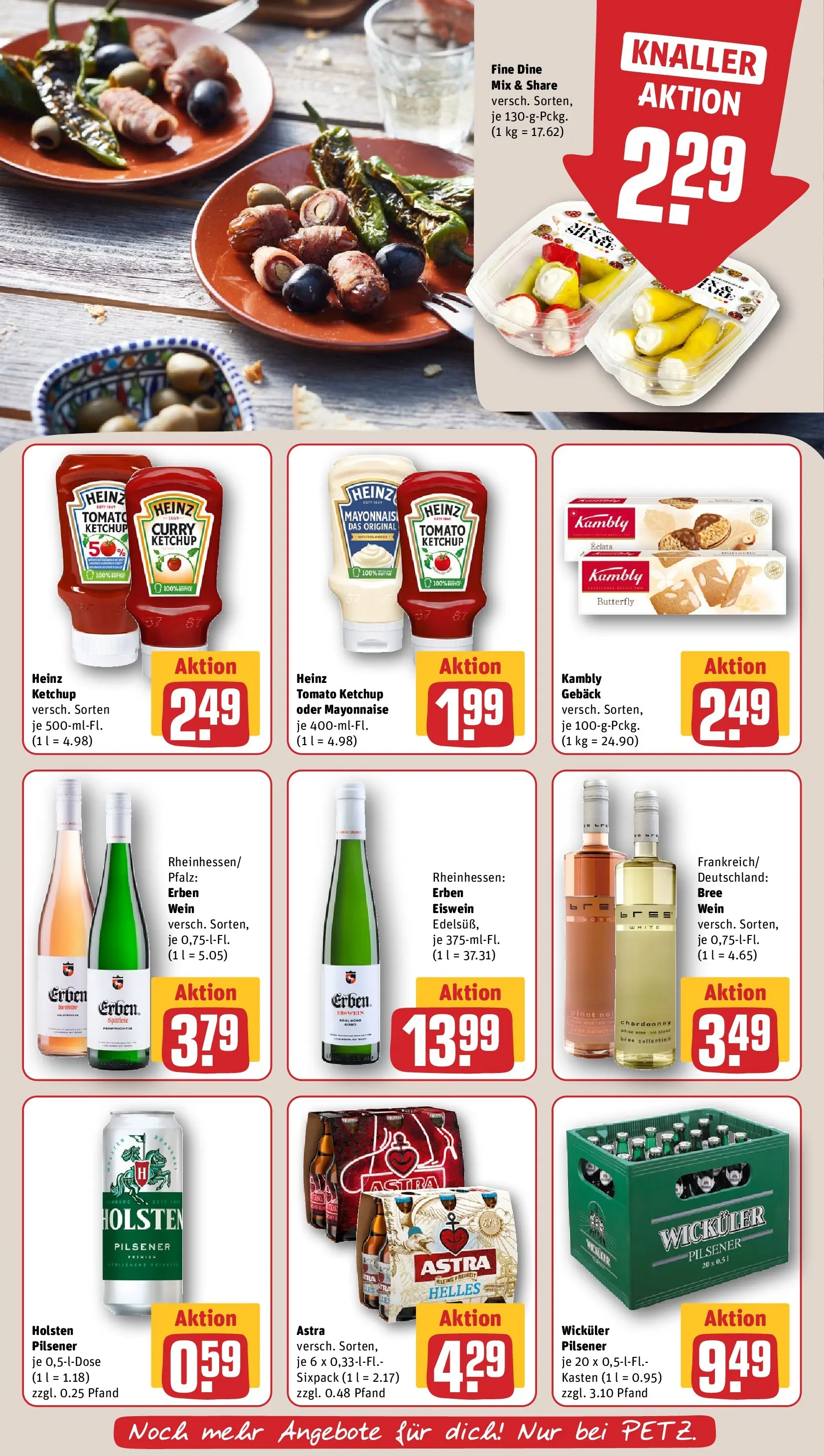 REWE Prospekt ab 12.04.2026 zum Blättern » Angebote | Seite: 13 | Produkte: Bree, Astra, Holsten, Wein