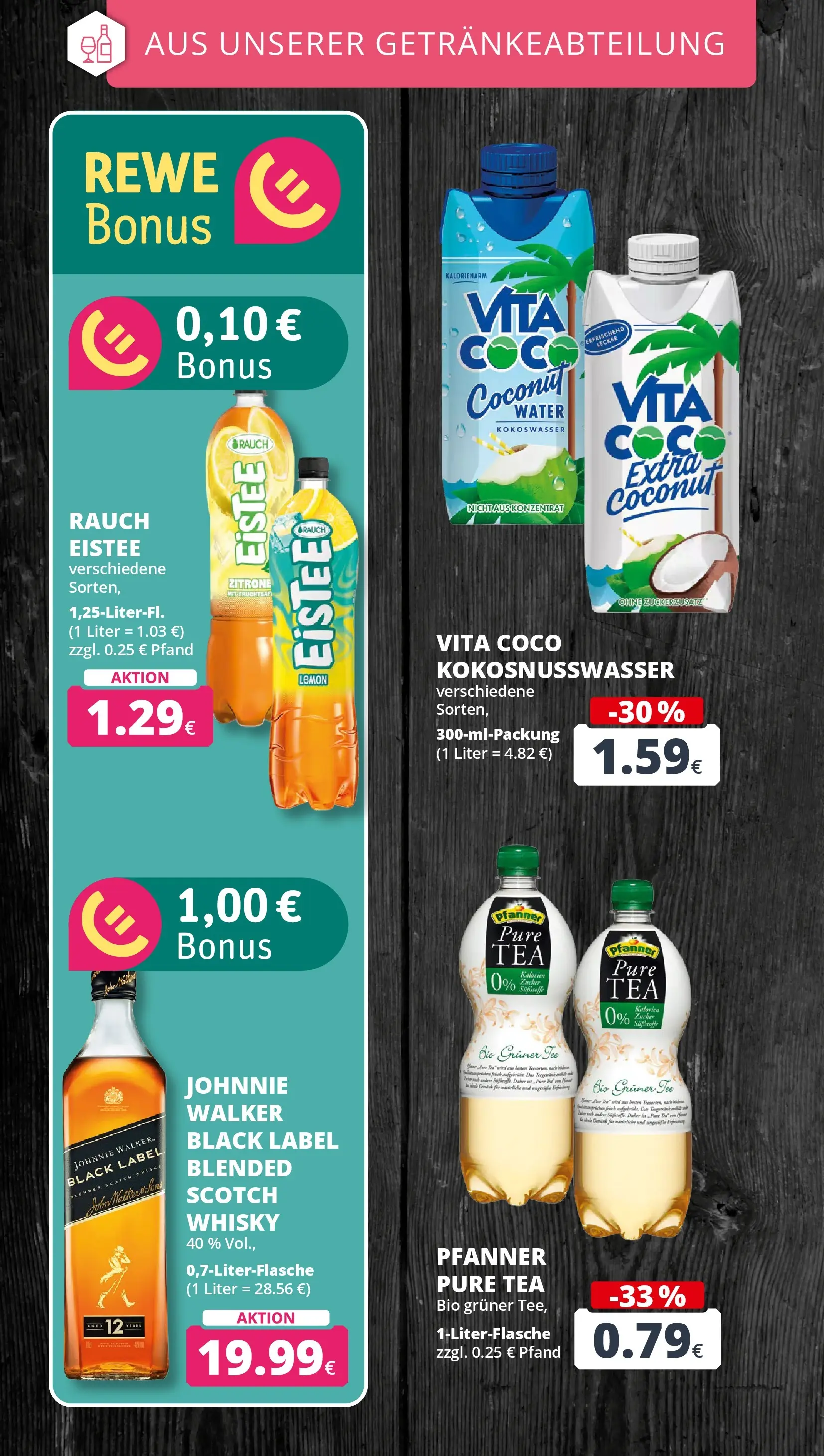 REWE Prospekt ab 12.04.2026 zum Blättern » Angebote | Seite: 19 | Produkte: Whisky, Zitrone, Tee, Johnnie walker